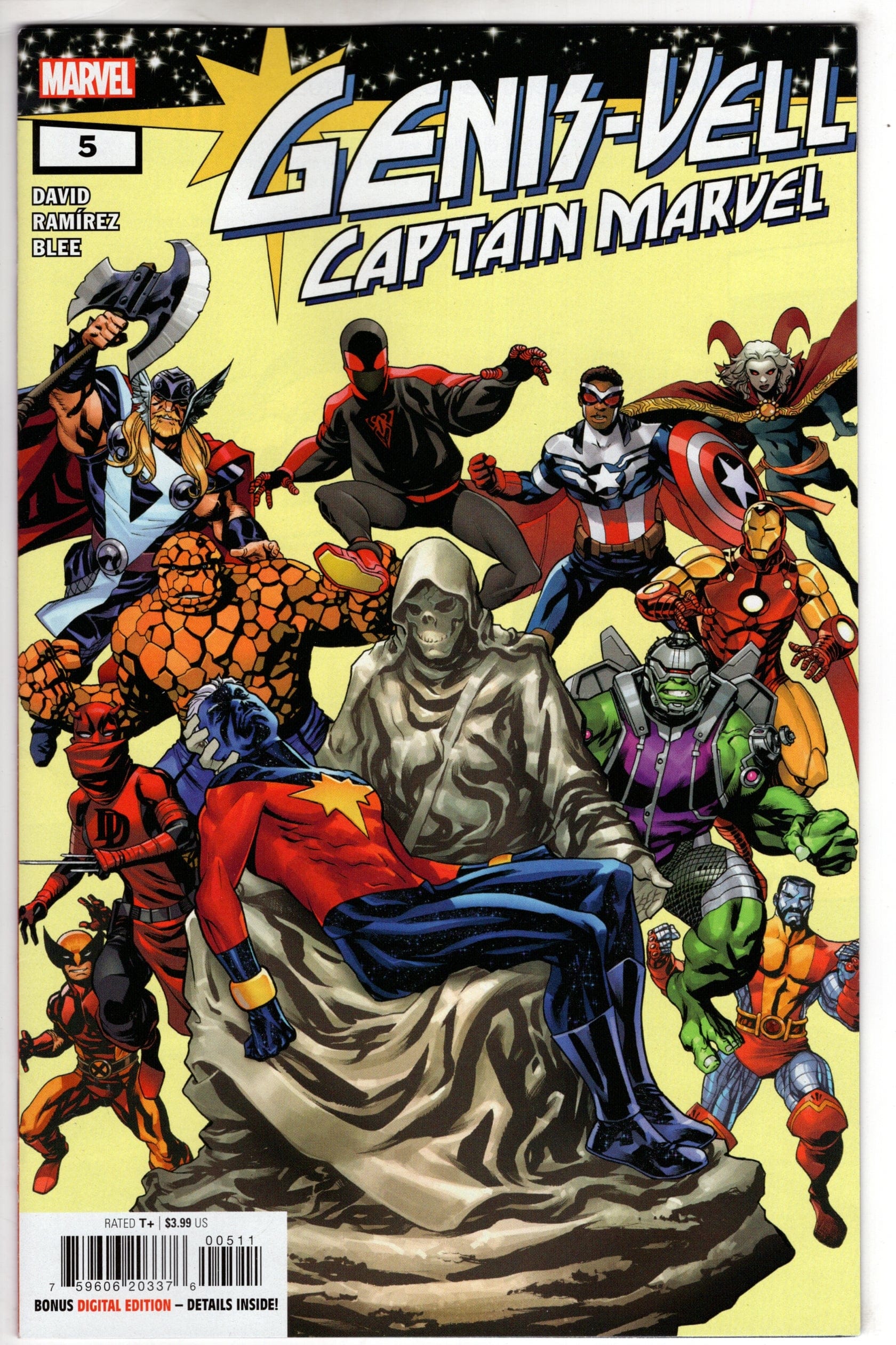 MARVEL PRH COMIC BOOK GENIS-VELL CAPTAIN MARVEL #5 (OF 5)
