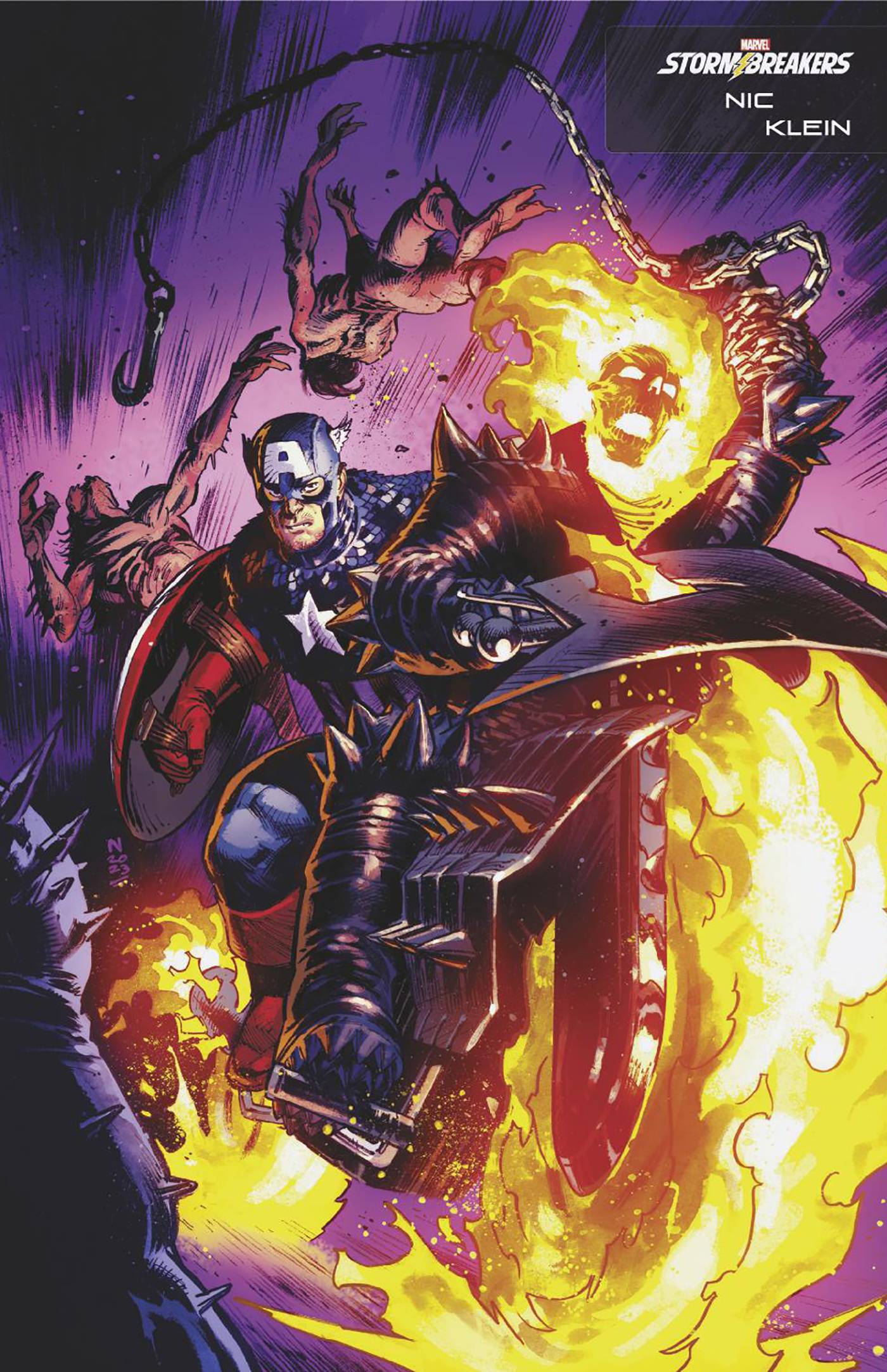 MARVEL PRH COMIC BOOK GHOST RIDER #18 NIC KLEIN STORMBREAKERS VAR