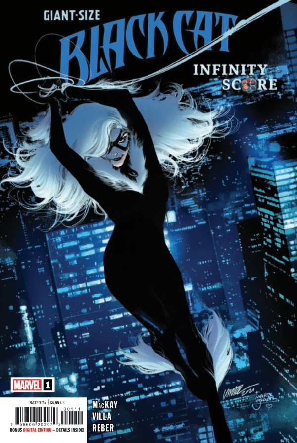 MARVEL PRH COMIC BOOK GIANT-SIZE BLACK CAT INFINITY SCORE #1