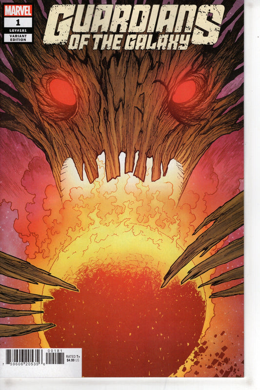 MARVEL PRH COMIC BOOK GUARDIANS OF THE GALAXY #1 KEV WALKER GROOTFALL VAR