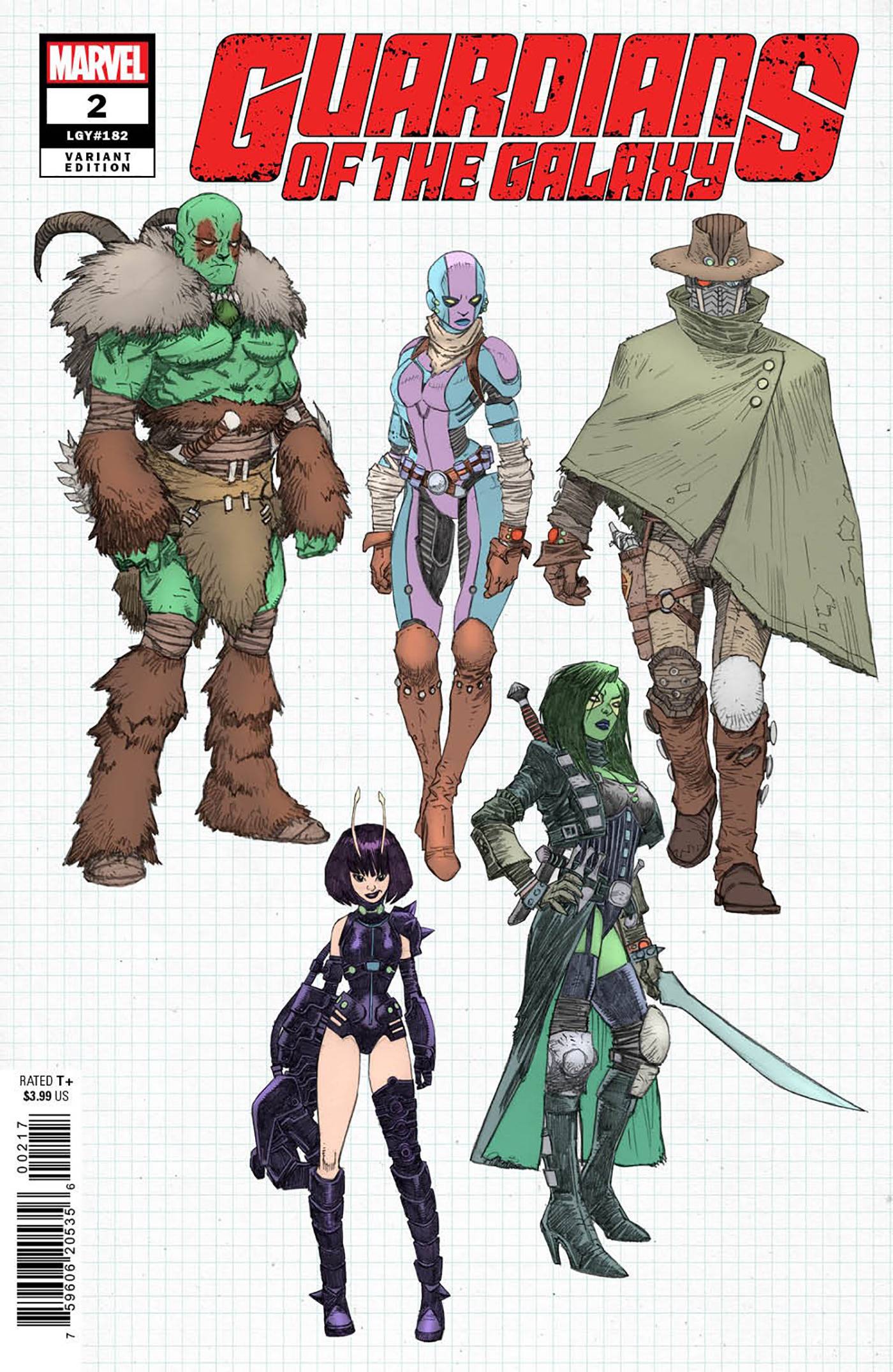 MARVEL PRH COMIC BOOK GUARDIANS OF THE GALAXY #2 10 COPY INCV WALKER DESIGN VAR