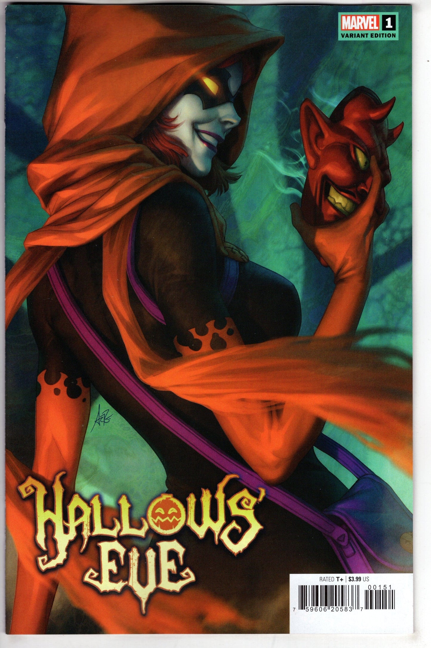 MARVEL PRH COMIC BOOK HALLOWS EVE #1 ARTGERM VAR
