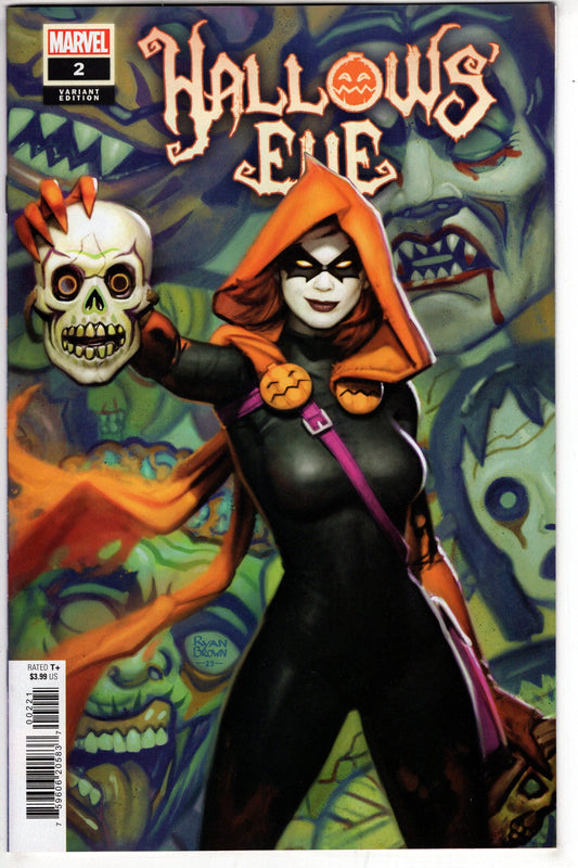MARVEL PRH COMIC BOOK HALLOWS EVE #2 RYAN BROWN VAR