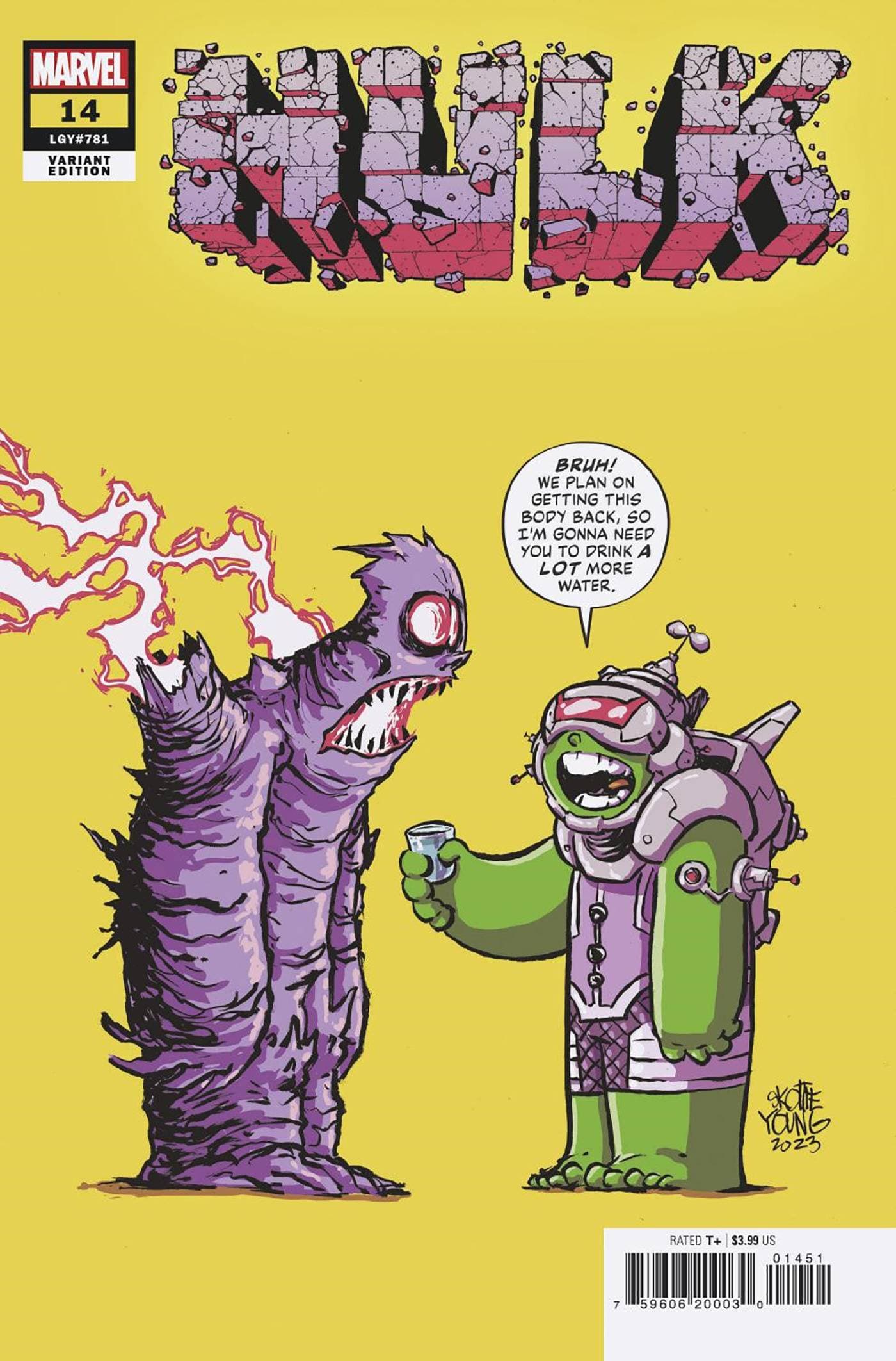MARVEL PRH COMIC BOOK HULK #14 YOUNG VAR
