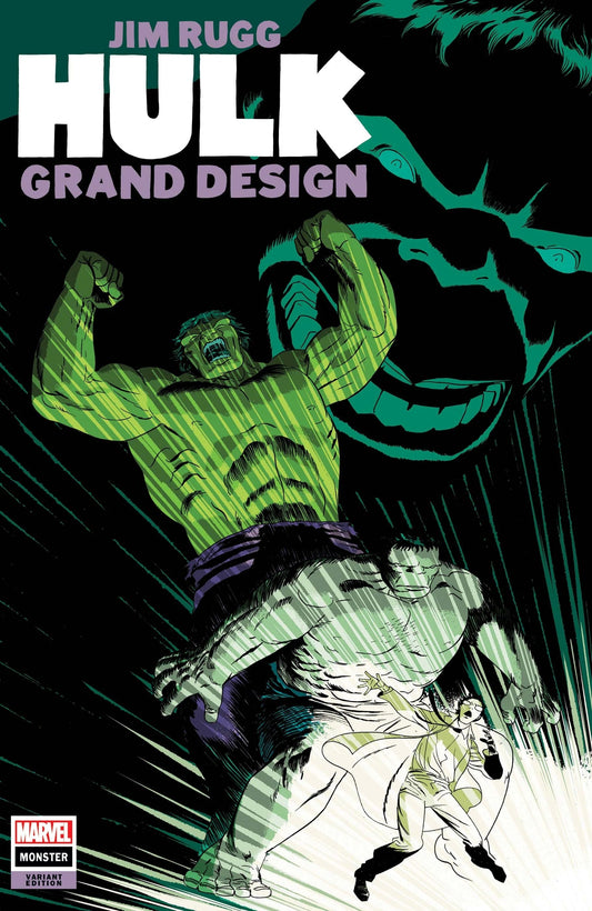 MARVEL PRH COMIC BOOK HULK GRAND DESIGN MONSTER #1 MARTIN VARIANT