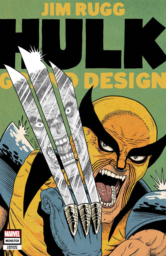 MARVEL PRH COMIC BOOK HULK GRAND DESIGN MONSTER #1 PISKOR VARIANT
