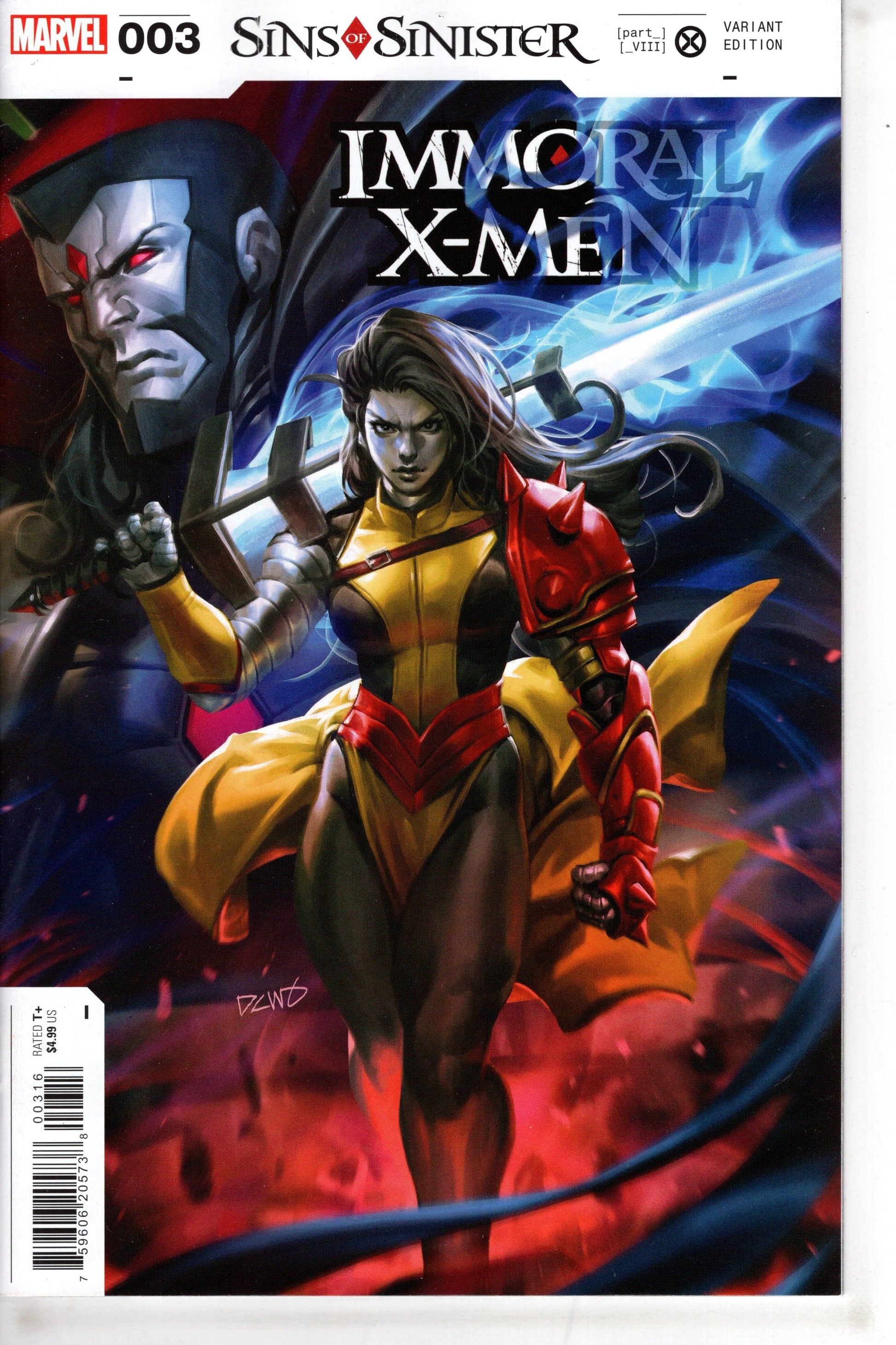 MARVEL PRH COMIC BOOK IMMORAL X-MEN #3 (OF 3) 25 COPY INCV CHEW VAR