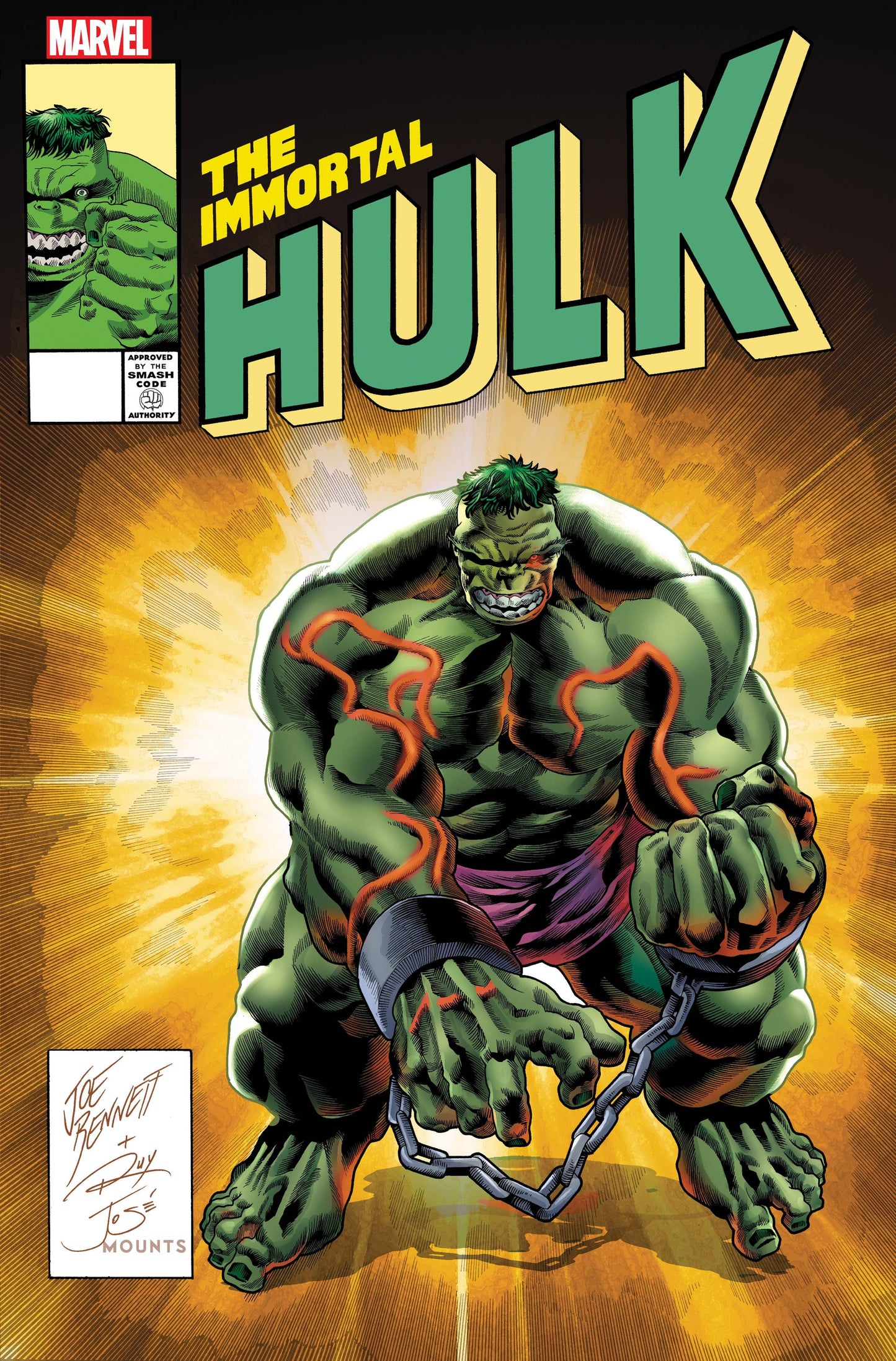 MARVEL PRH COMIC BOOK IMMORTAL HULK #50 BENNETT HOMAGE VARIANT