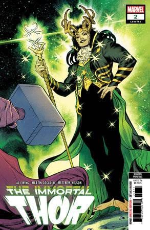 MARVEL PRH COMIC BOOK IMMORTAL THOR #2 2ND PTG MARTIN COCCOLO VAR