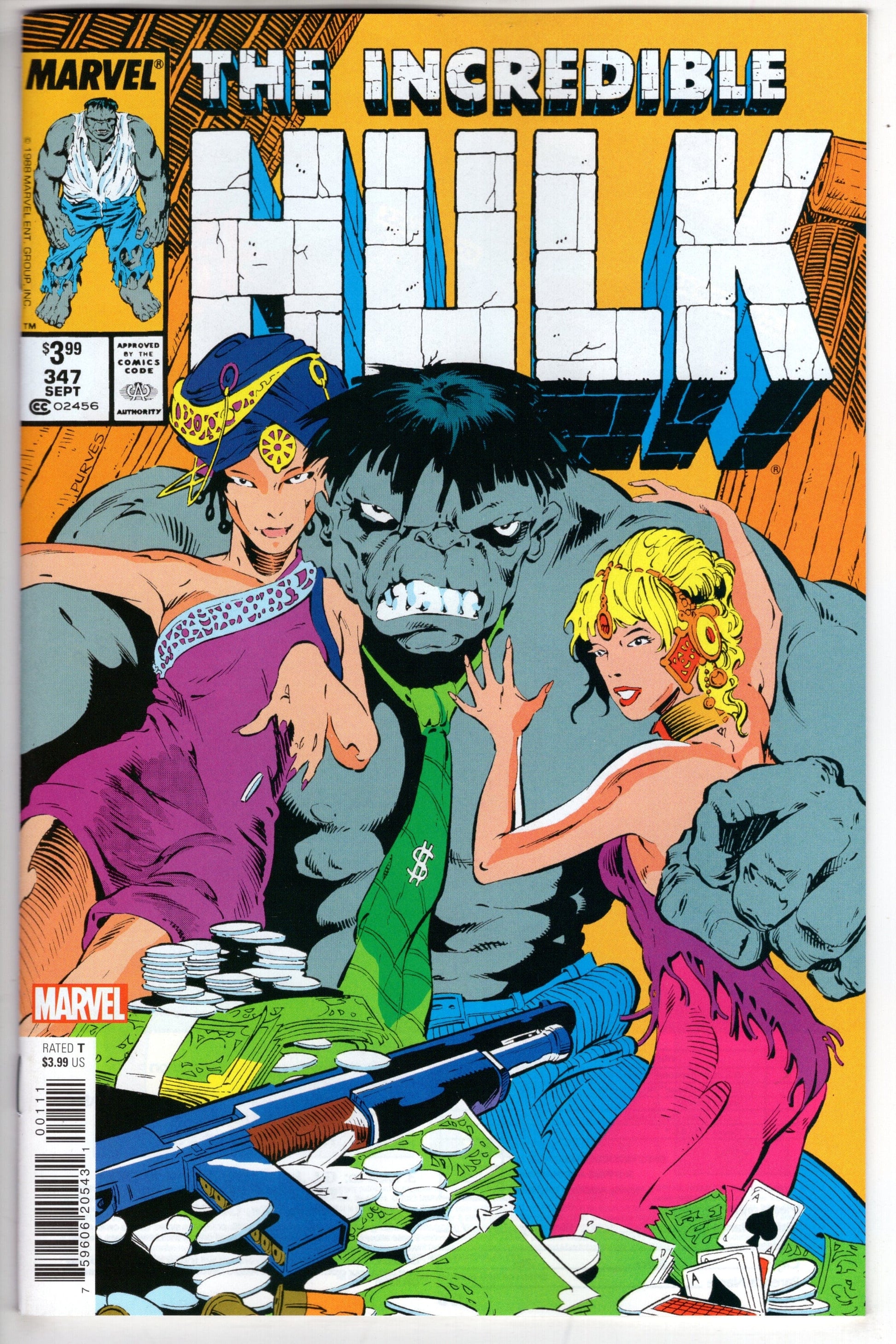 MARVEL PRH COMIC BOOK INCREDIBLE HULK #347 FACSIMILE EDITION