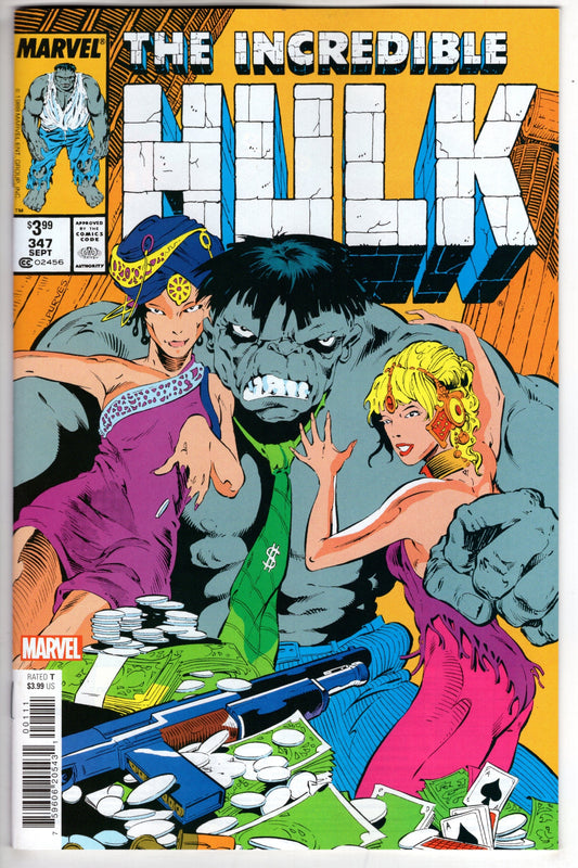 MARVEL PRH COMIC BOOK INCREDIBLE HULK #347 FACSIMILE EDITION