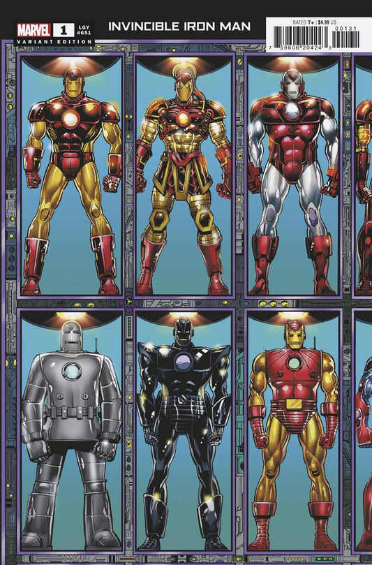 MARVEL PRH COMIC BOOK INVINCIBLE IRON MAN #1 LAYTON CONNECTING VARIANT