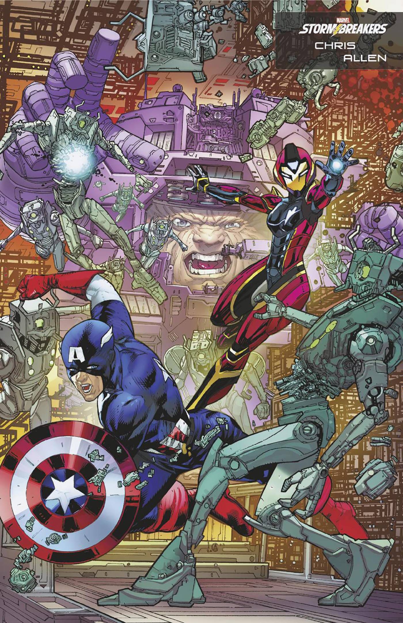 MARVEL PRH COMIC BOOK INVINCIBLE IRON MAN #10 CHRIS ALLEN STORMBREAKERS VAR