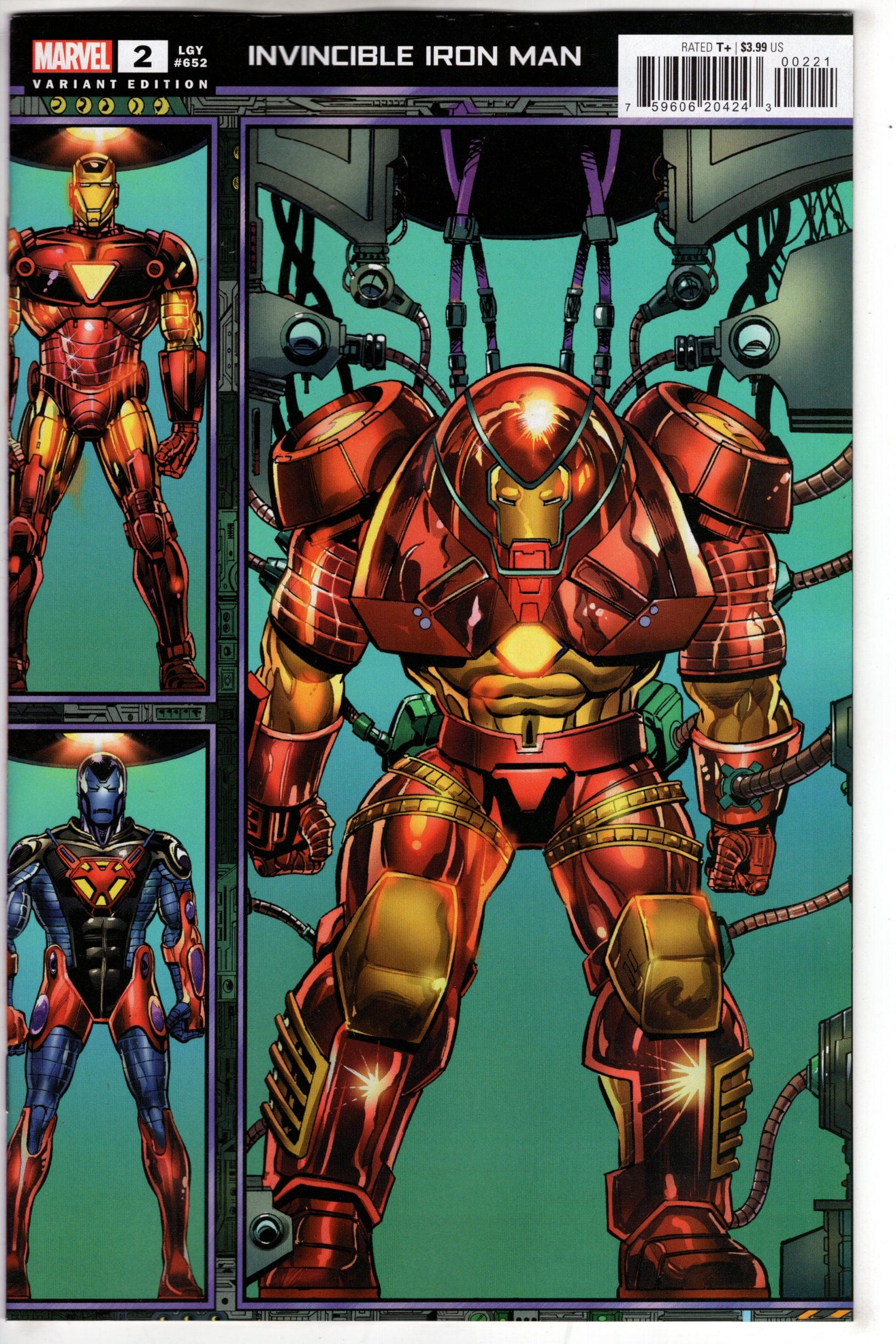 MARVEL PRH COMIC BOOK INVINCIBLE IRON MAN #2 LAYTON CONNECTING Variant