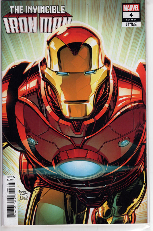 MARVEL PRH COMIC BOOK INVINCIBLE IRON MAN #4 25 COPY INCV ARTHUR ADAMS VAR
