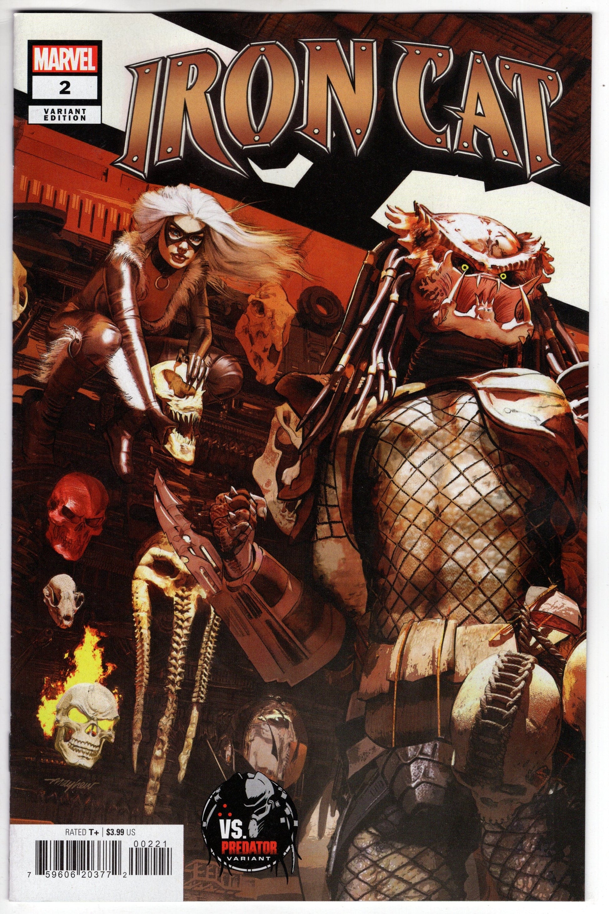 MARVEL PRH COMIC BOOK IRON CAT #2 (OF 5) MAYHEW PREDATOR VARIANT