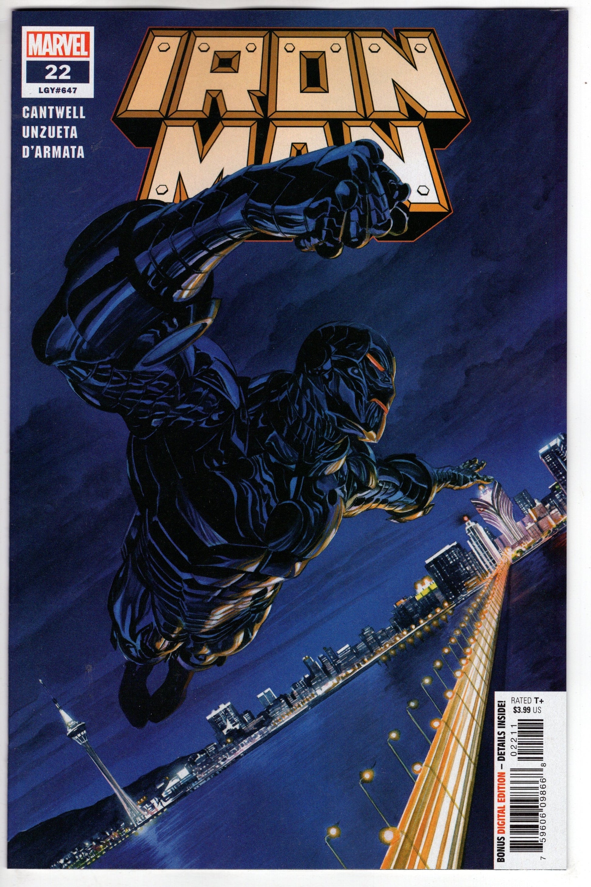 MARVEL PRH COMIC BOOK IRON MAN #22