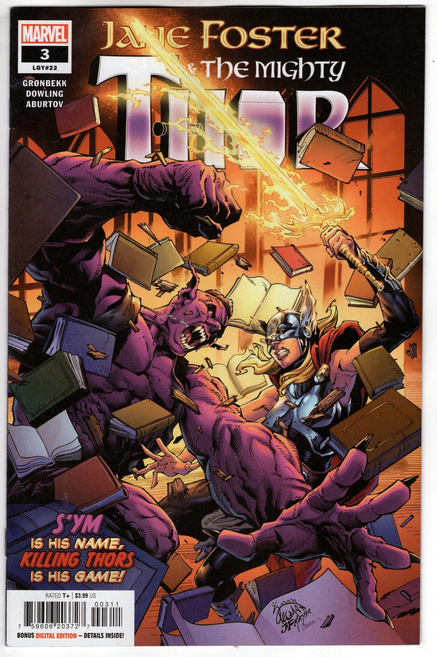 MARVEL PRH COMIC BOOK JANE FOSTER MIGHTY THOR #3 (OF 5)