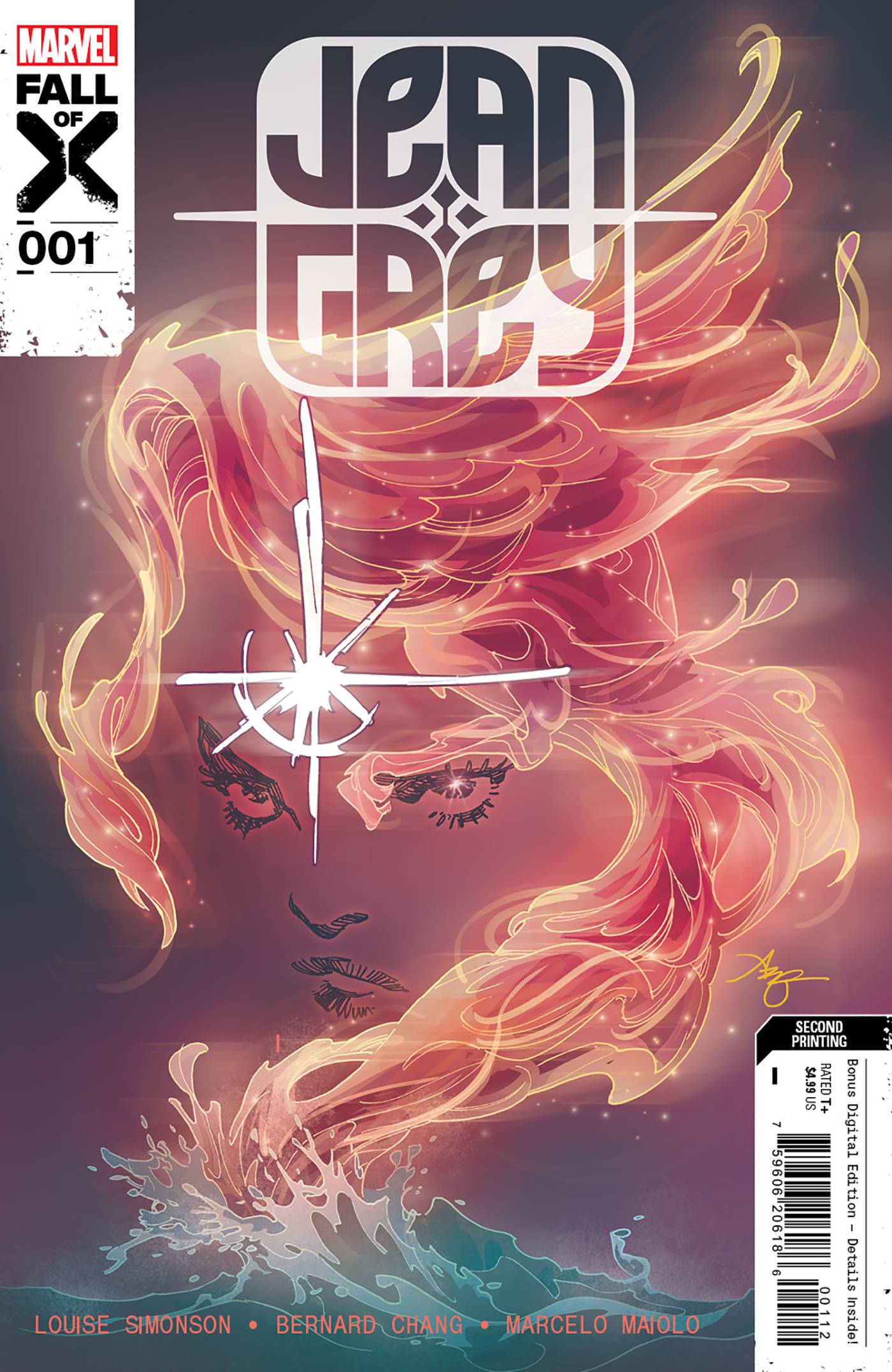 MARVEL PRH COMIC BOOK JEAN GREY #1 (OF 4) 2ND PTG AMY REEDER VAR
