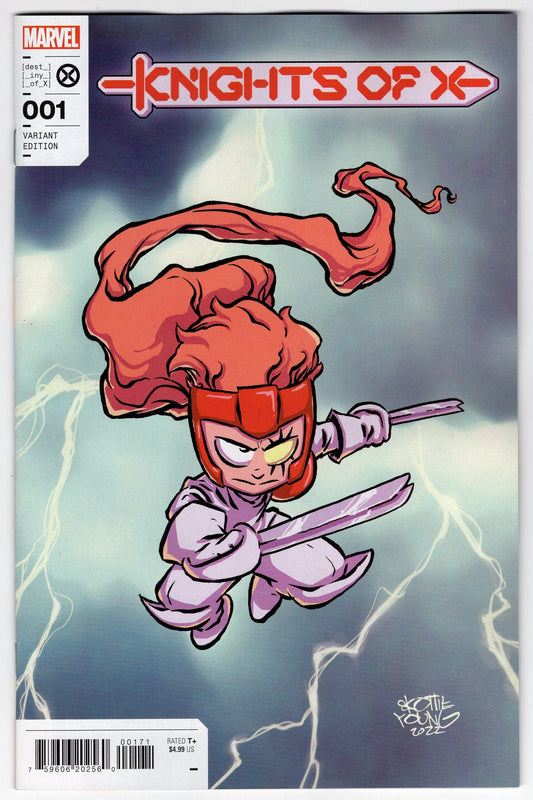 MARVEL PRH COMIC BOOK KNIGHTS OF X #1 YOUNG VAR