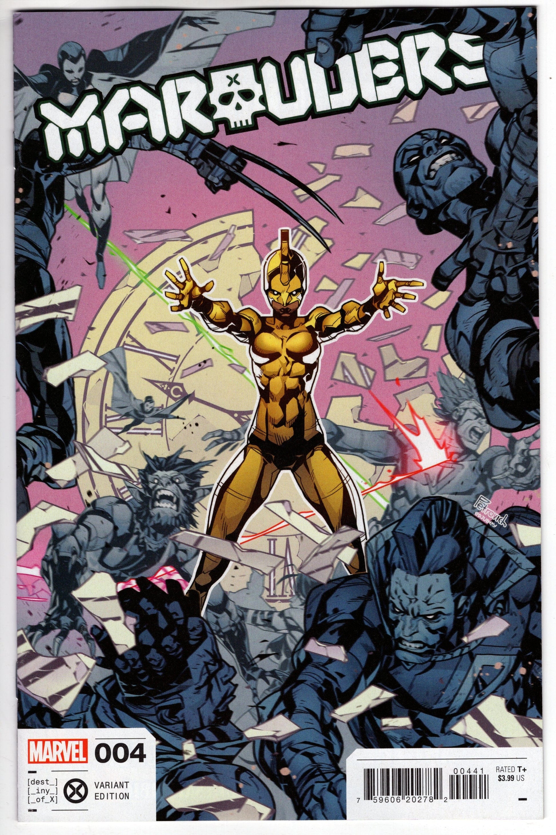 MARVEL PRH COMIC BOOK MARAUDERS #4 PETROVICH VARIANT