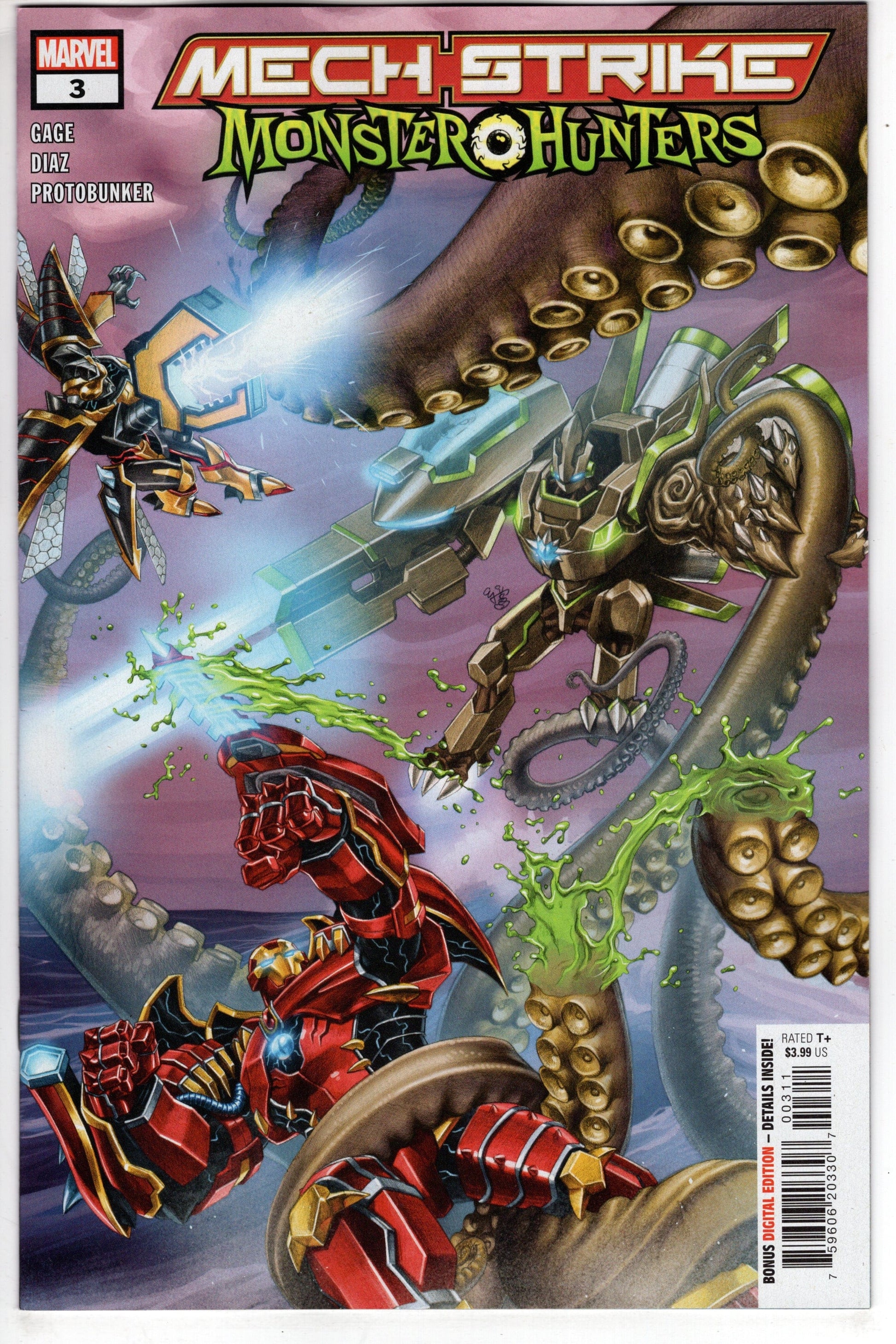 MARVEL PRH COMIC BOOK MECH STRIKE MONSTER HUNTERS #3 (OF 5)