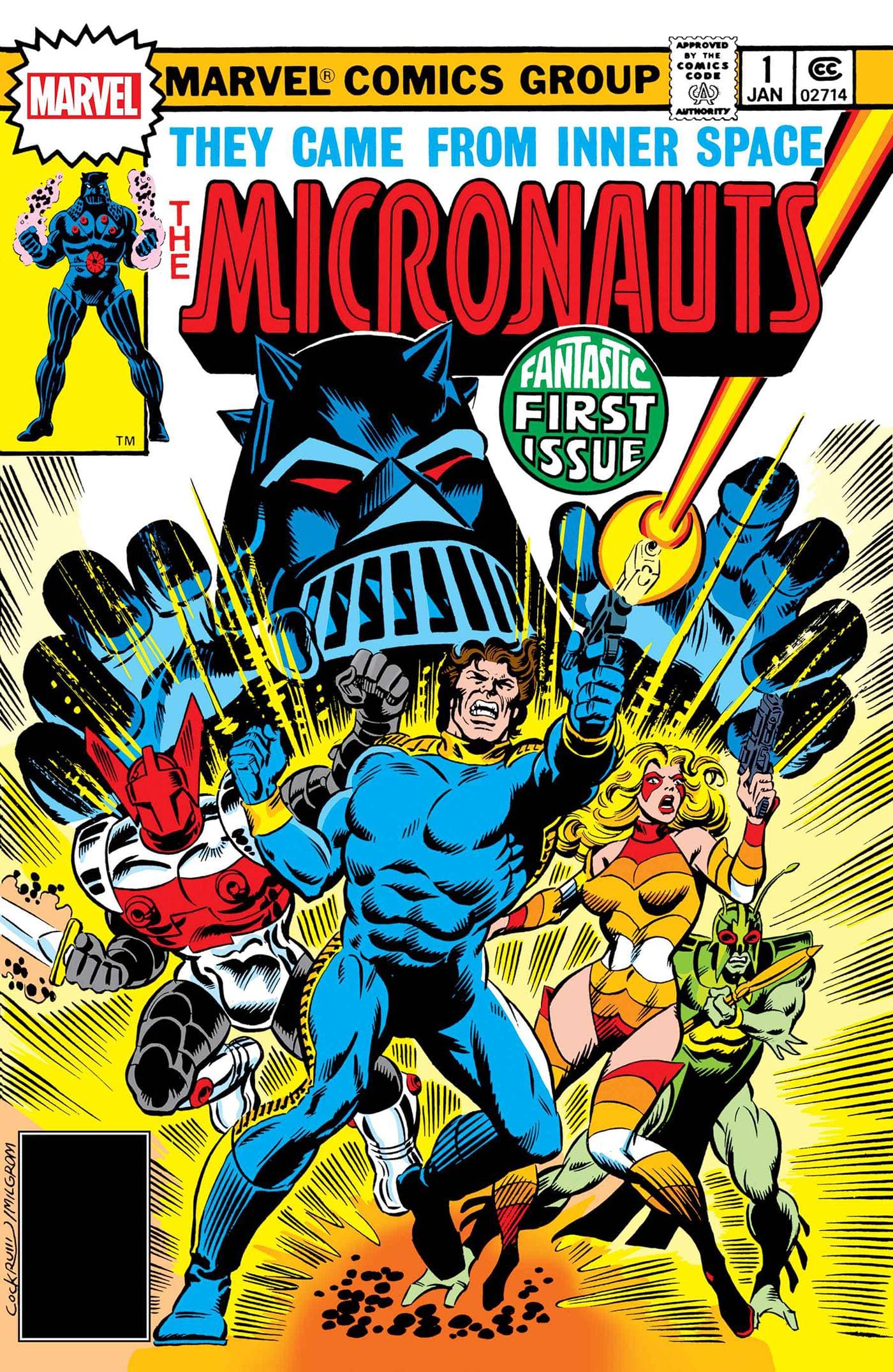 MARVEL PRH COMIC BOOK MICRONAUTS #1 FACSIMILE EDITION FOIL VAR