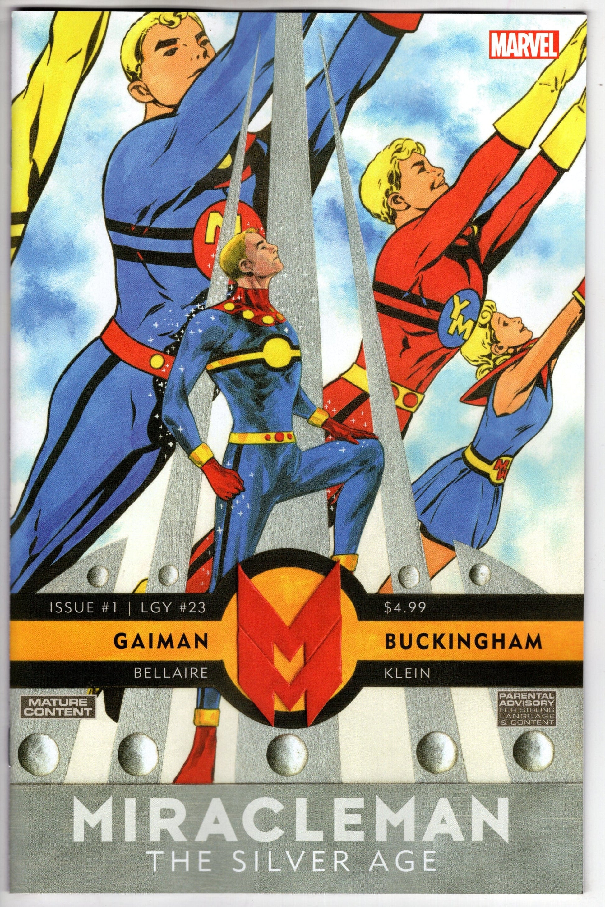 MARVEL PRH COMIC BOOK MIRACLEMAN SILVER AGE #1
