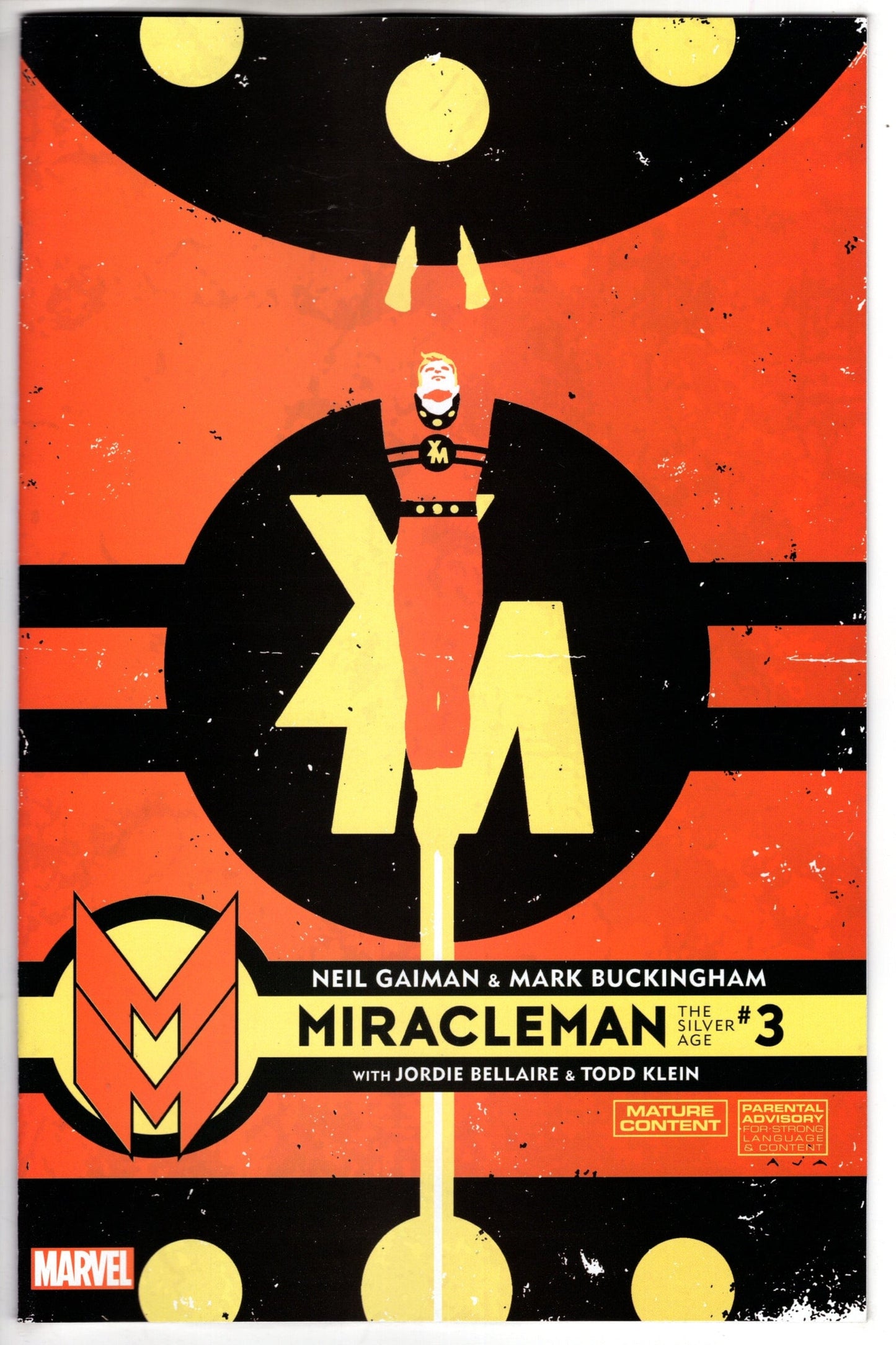 MARVEL PRH COMIC BOOK MIRACLEMAN SILVER AGE #3 AJA VAR