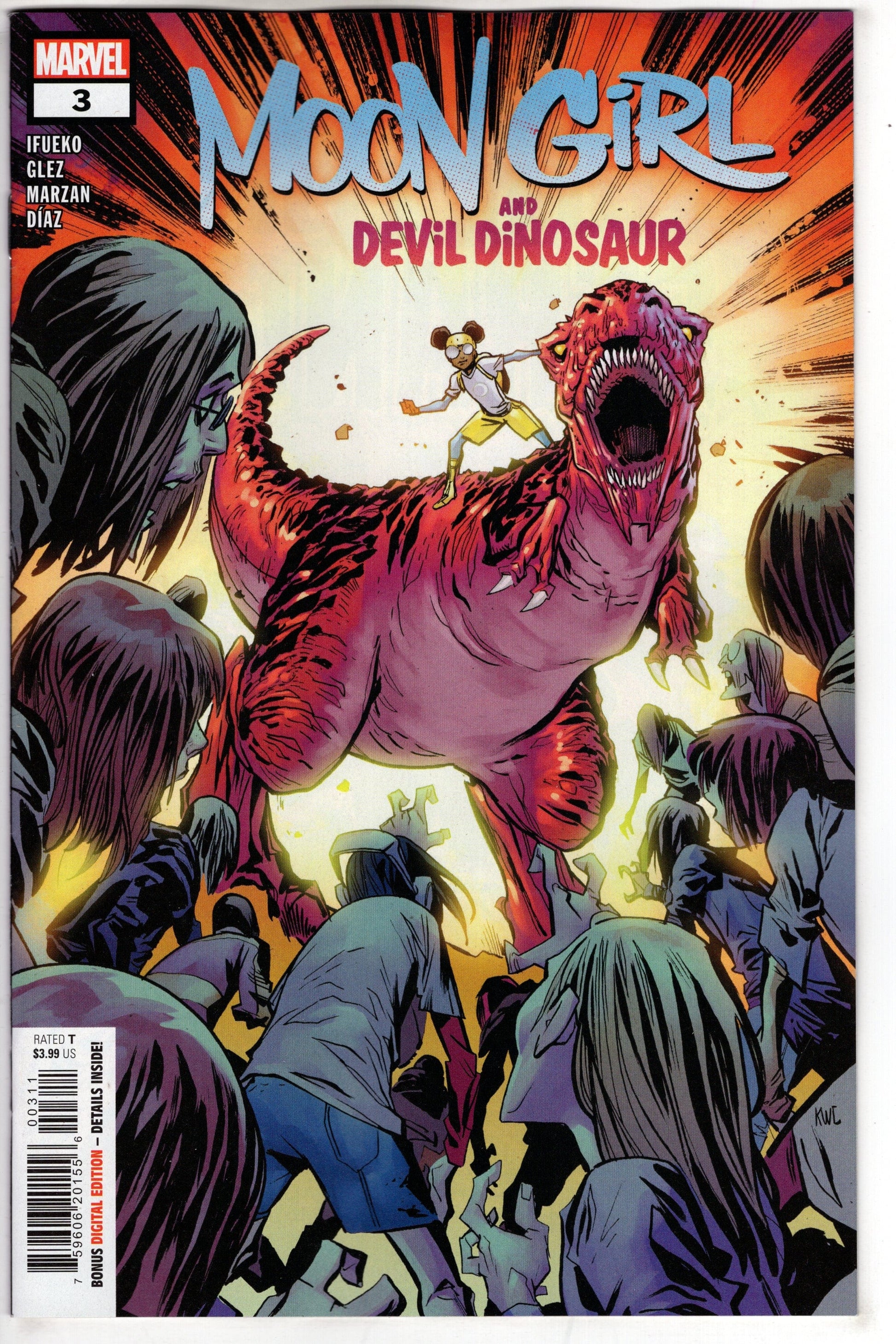 MARVEL PRH COMIC BOOK MOON GIRL AND DEVIL DINOSAUR #3 (OF 5)