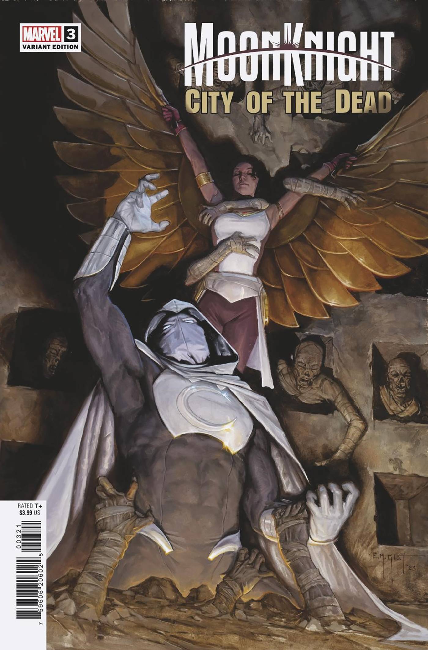 MARVEL PRH COMIC BOOK MOON KNIGHT CITY OF THE DEAD #3 (OF 5) EM GIST VAR