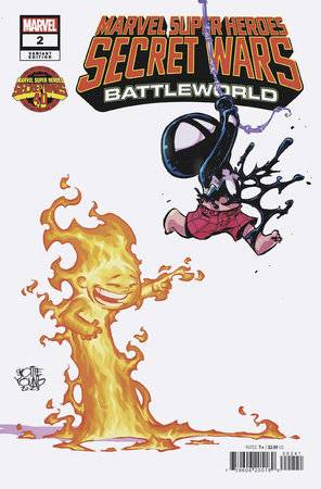 MARVEL PRH COMIC BOOK MSH SECRET WARS BATTLEWORLD #2 SKOTTIE YOUNG VAR