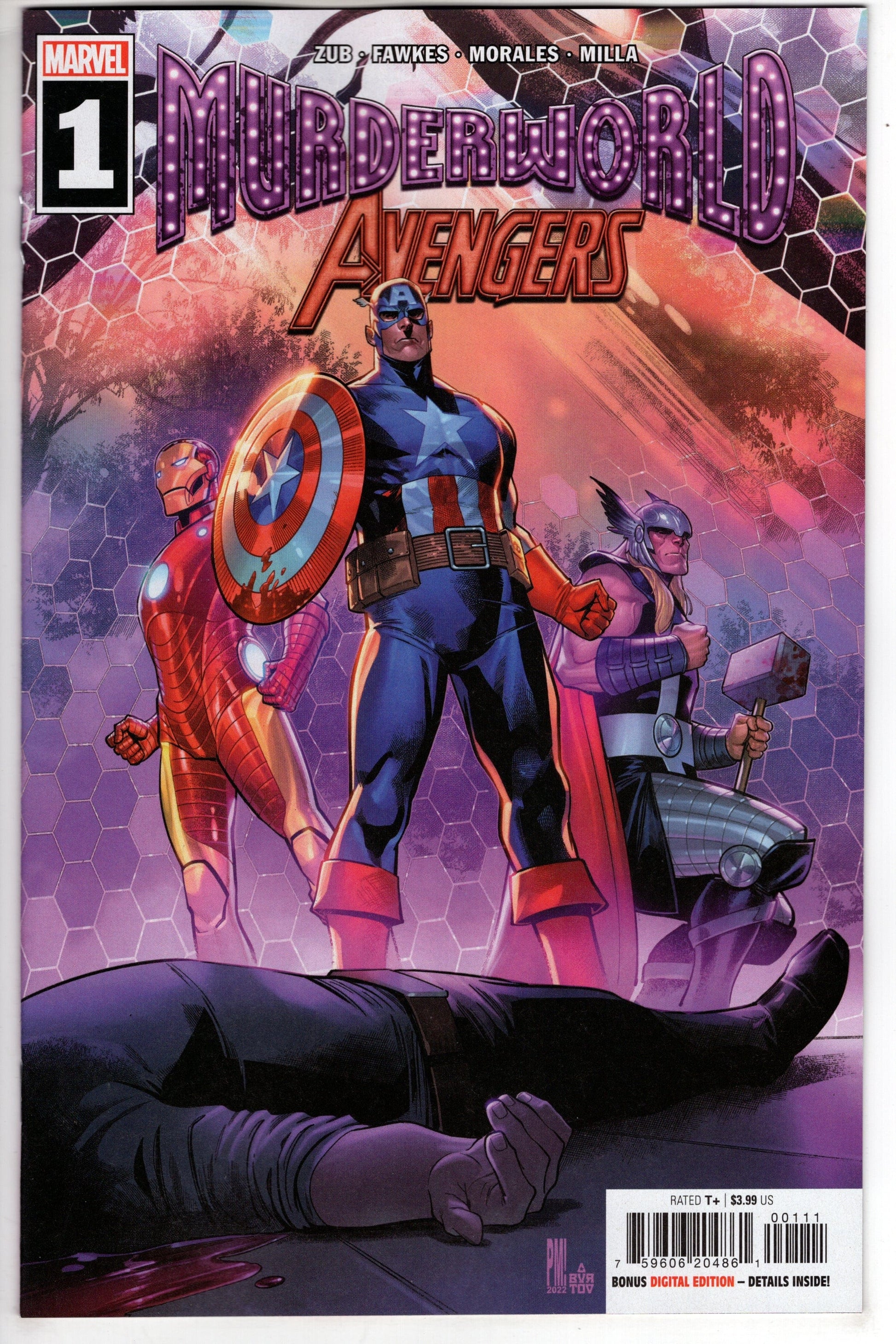 MARVEL PRH COMIC BOOK MURDERWORLD AVENGERS #1