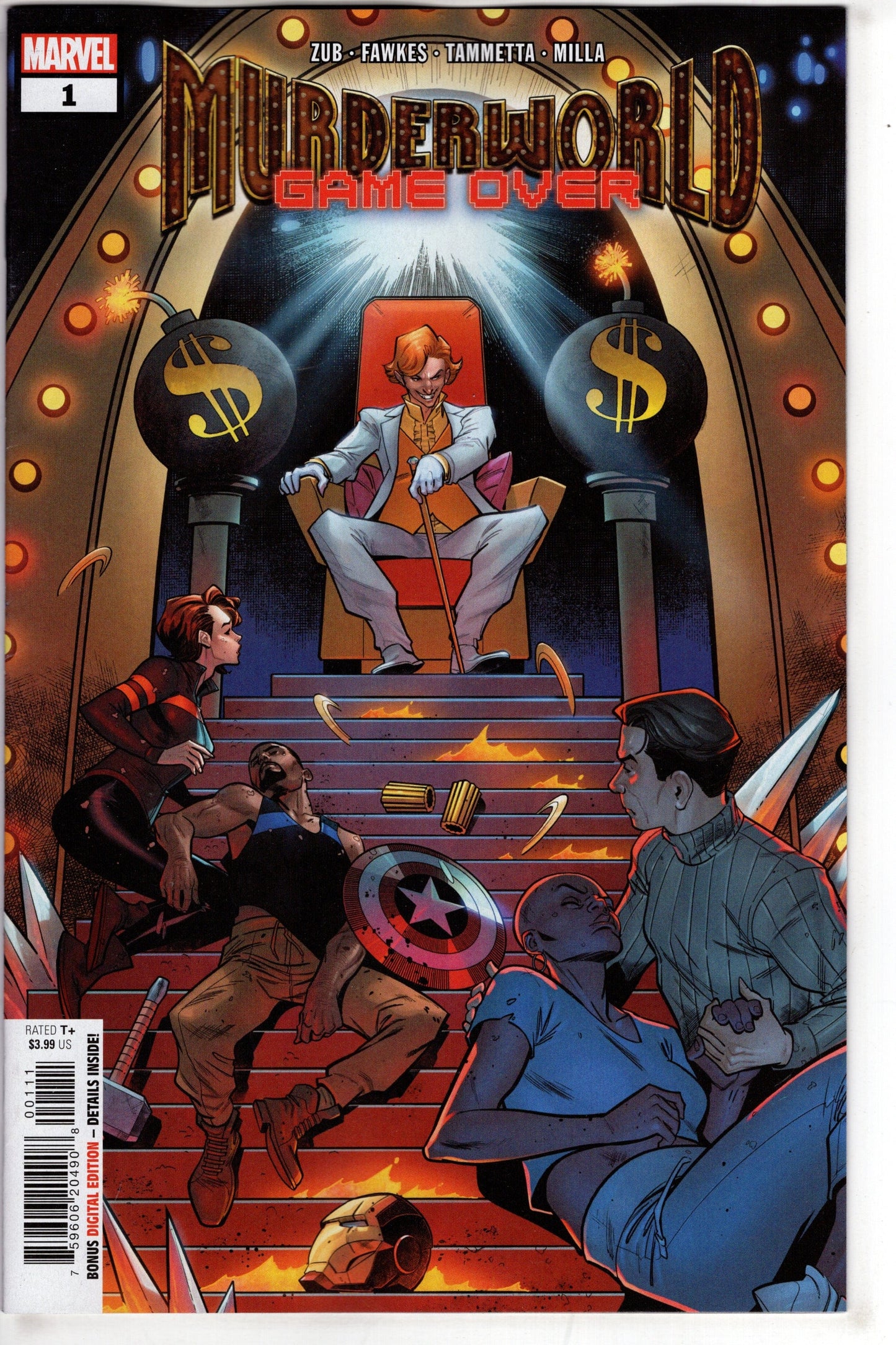 MARVEL PRH COMIC BOOK MURDERWORLD GAME OVER #1