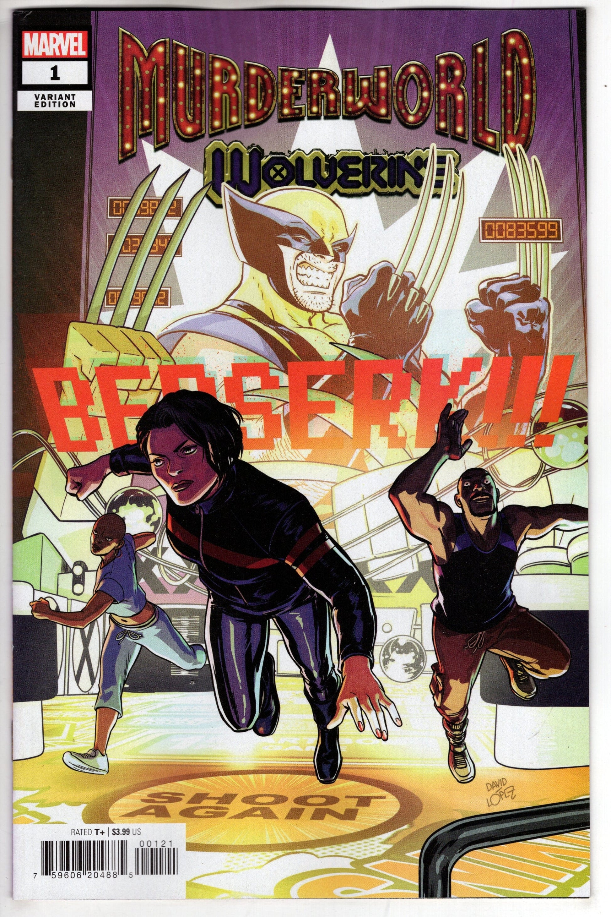 MARVEL PRH COMIC BOOK MURDERWORLD WOLVERINE #1 LOPEZ VAR