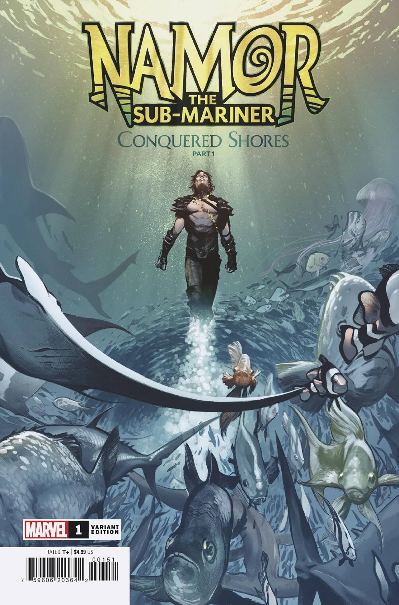 MARVEL PRH COMIC BOOK NAMOR SUB-MARINER CONQUERED SHORES #1 (OF 5) LARRAZ VARIANT