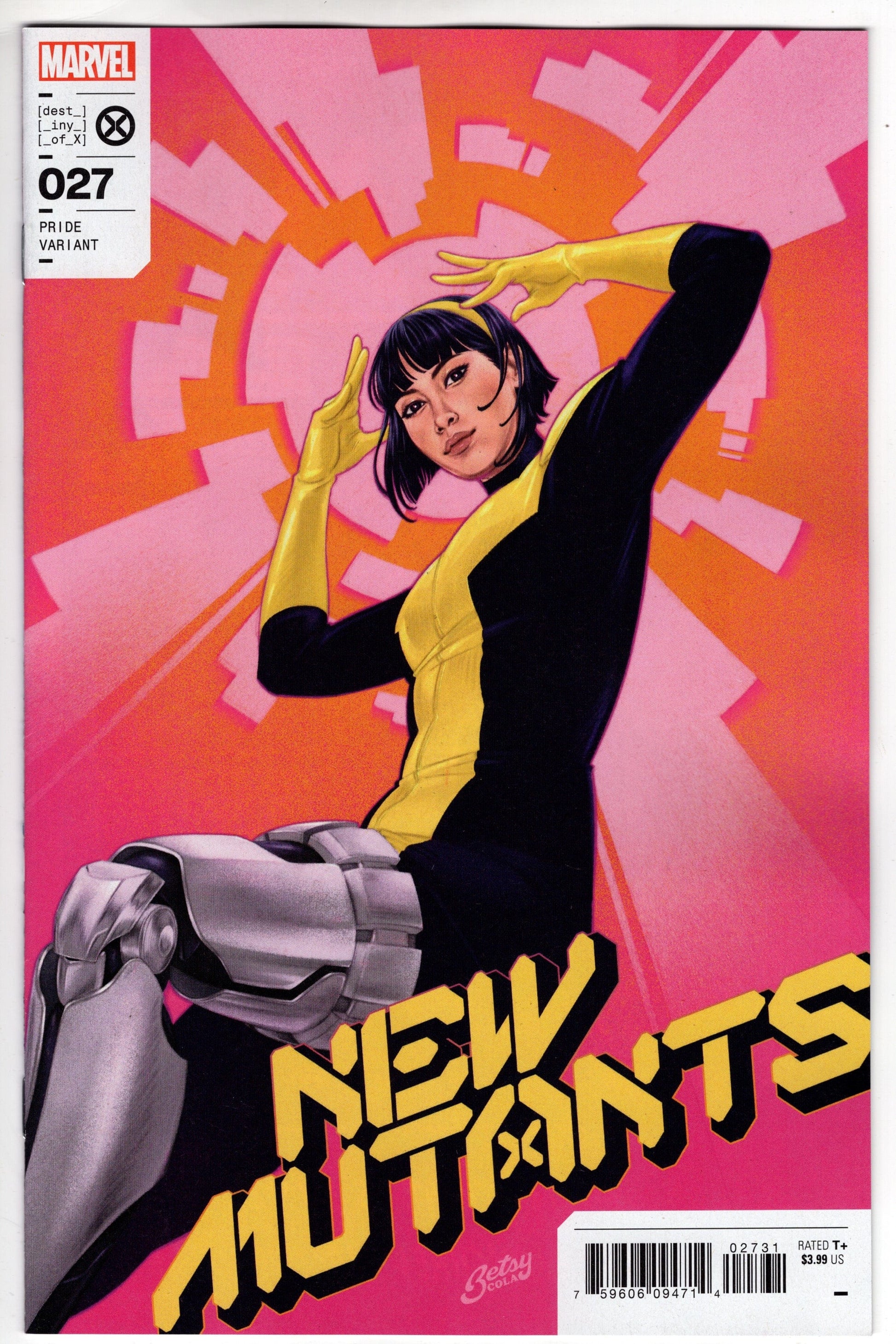 MARVEL PRH COMIC BOOK NEW MUTANTS #27 COLA PRIDE VARIANT