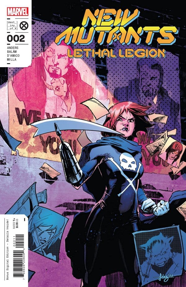 MARVEL PRH COMIC BOOK NEW MUTANTS LETHAL LEGION #2 (OF 5)