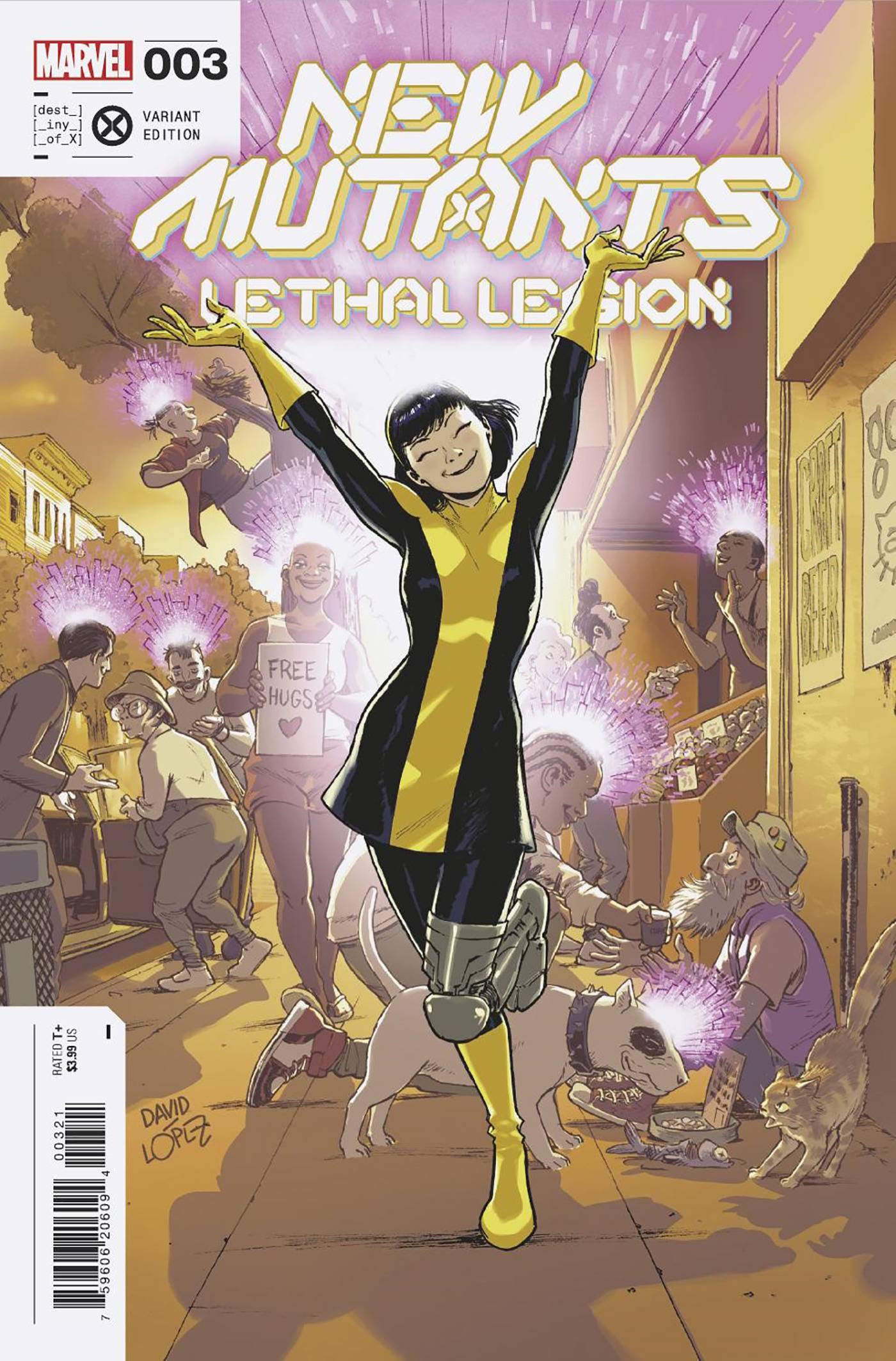 MARVEL PRH COMIC BOOK NEW MUTANTS LETHAL LEGION #3 (OF 5) LOPEZ VAR