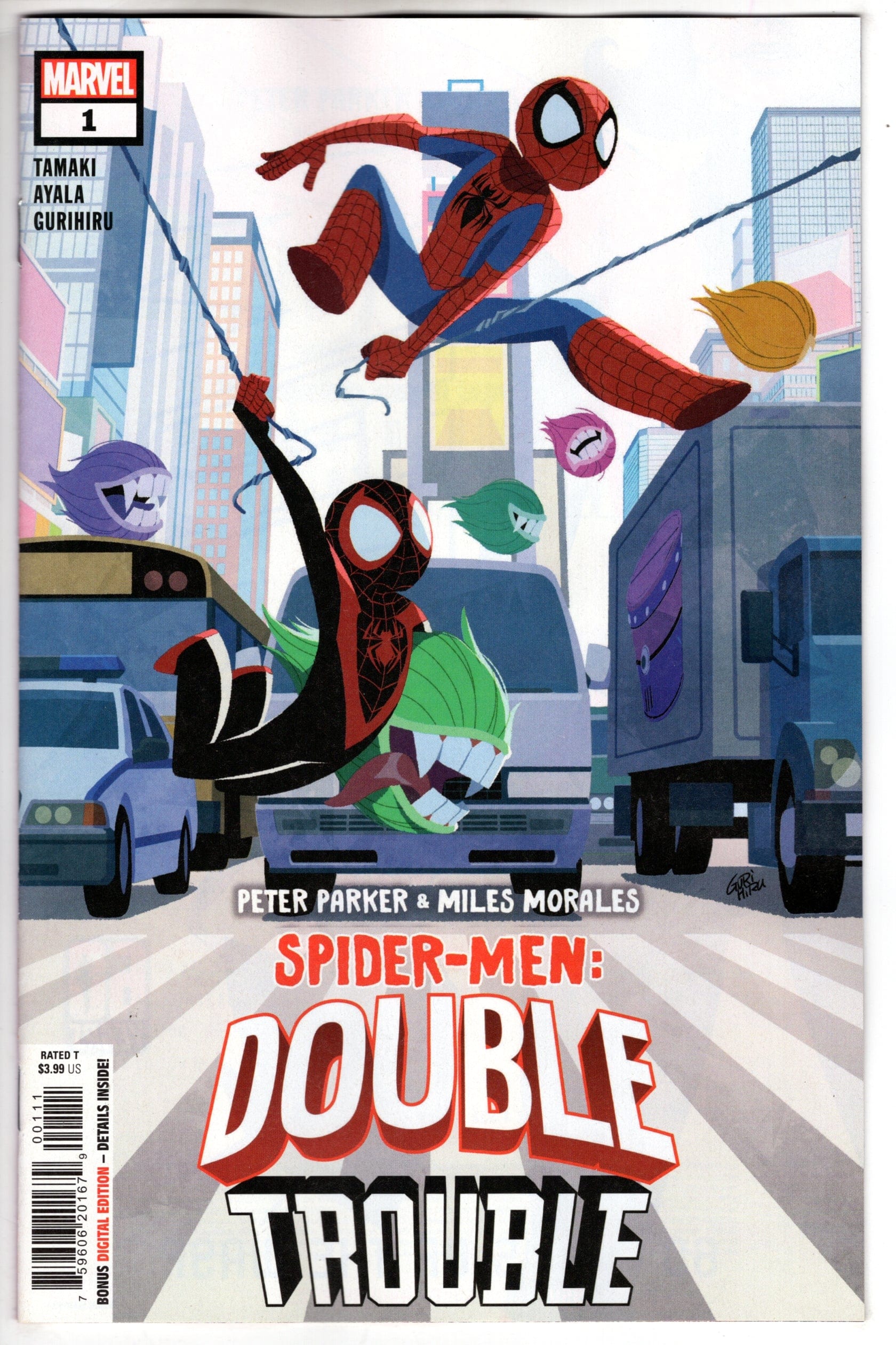 MARVEL PRH COMIC BOOK PARKER MILES SPIDER-MAN DOUBLE TROUBLE #1 (OF 4)