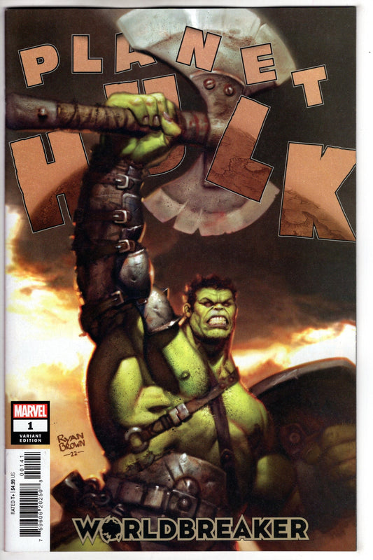 MARVEL PRH COMIC BOOK PLANET HULK WORLDBREAKER #1 1IN50 VARIANT
