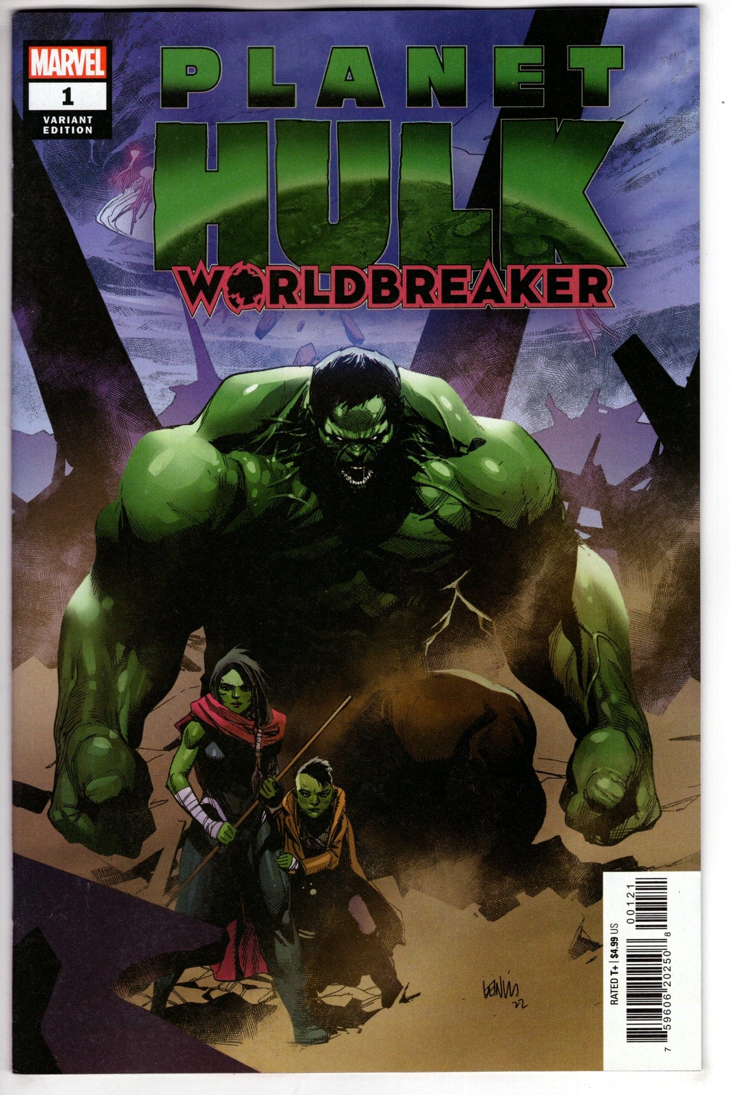 MARVEL PRH COMIC BOOK PLANET HULK WORLDBREAKER #1 (OF 5) YU VARIANT