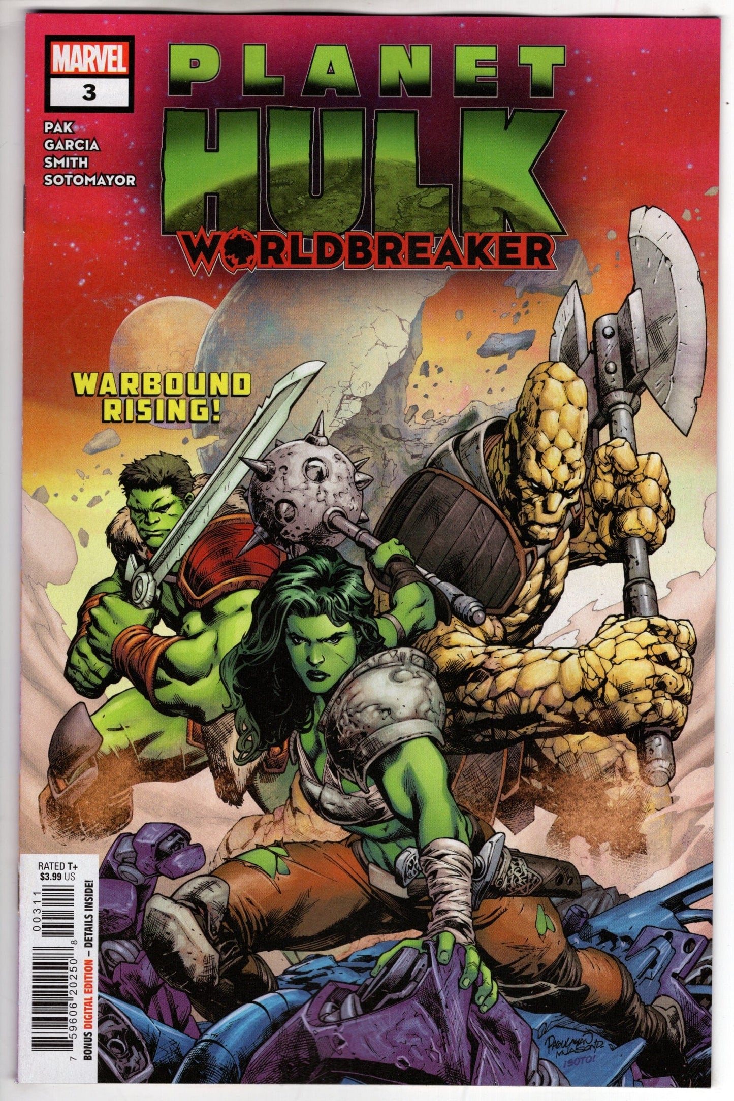 MARVEL PRH COMIC BOOK PLANET HULK WORLDBREAKER #3 (OF 5)