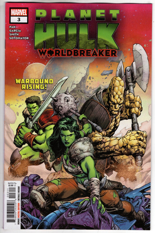 MARVEL PRH COMIC BOOK PLANET HULK WORLDBREAKER #3 (OF 5)