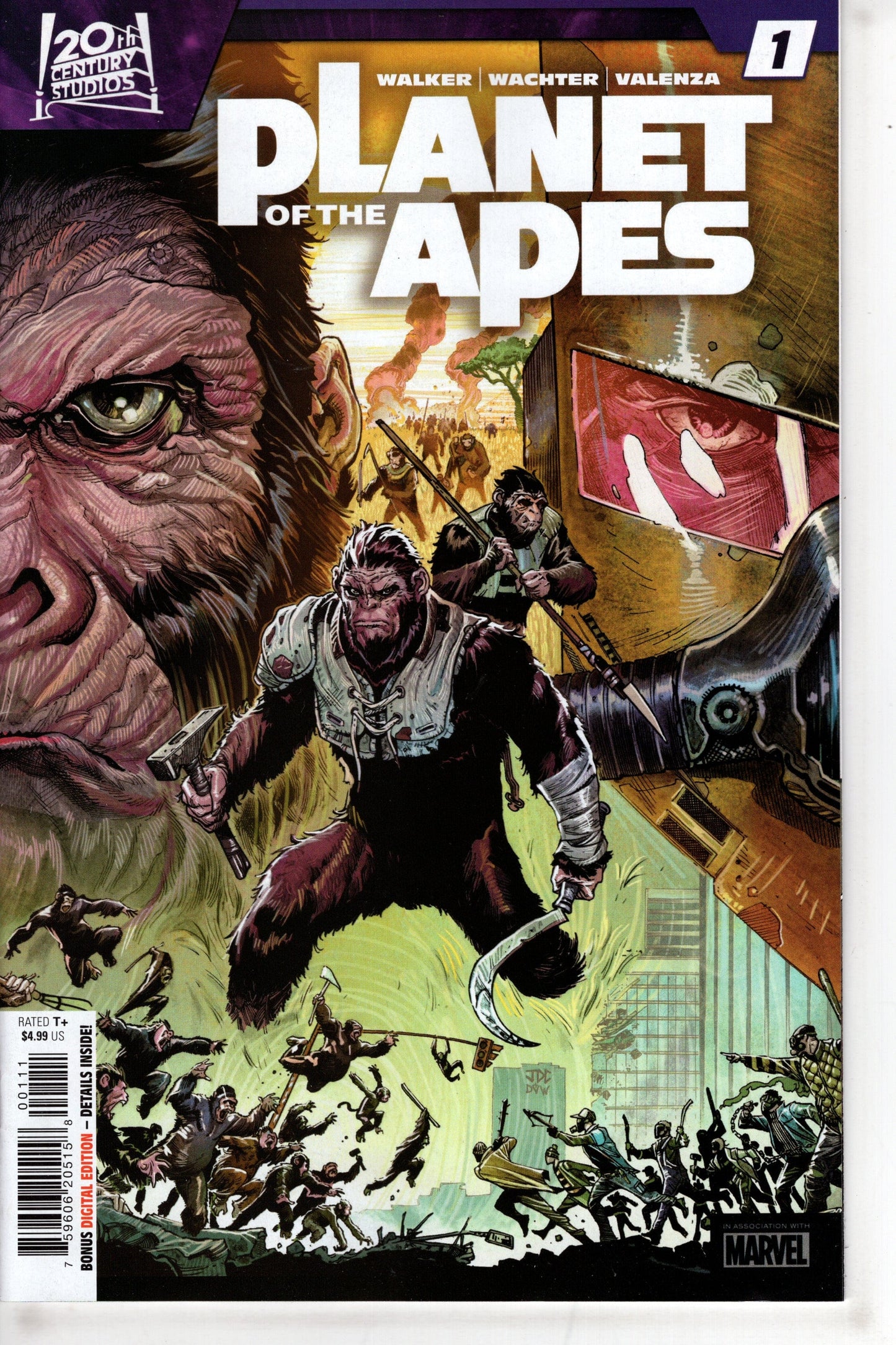MARVEL PRH COMIC BOOK PLANET OF THE APES #1