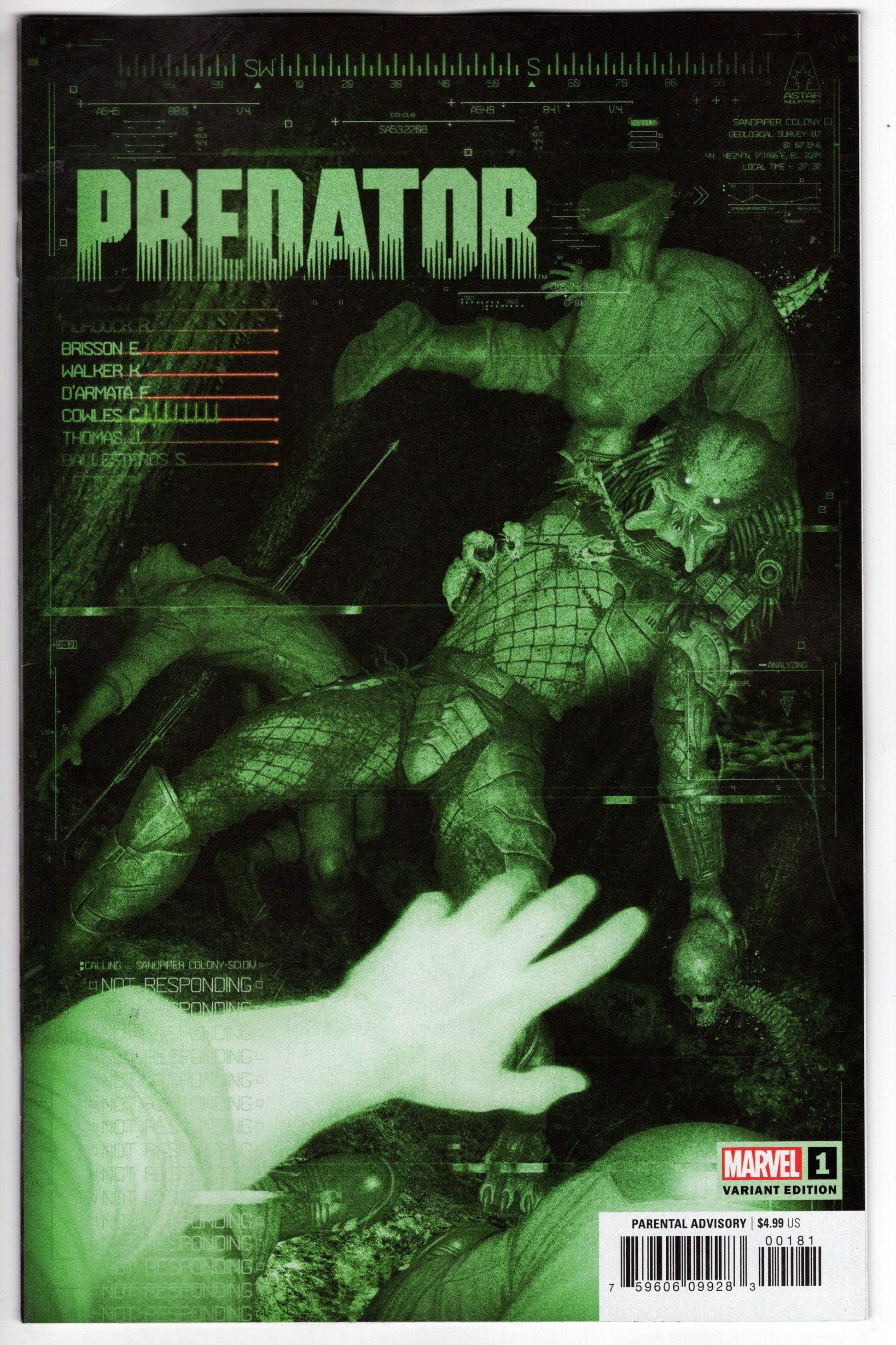 MARVEL PRH COMIC BOOK PREDATOR #1 RAHZZAH VARIANT