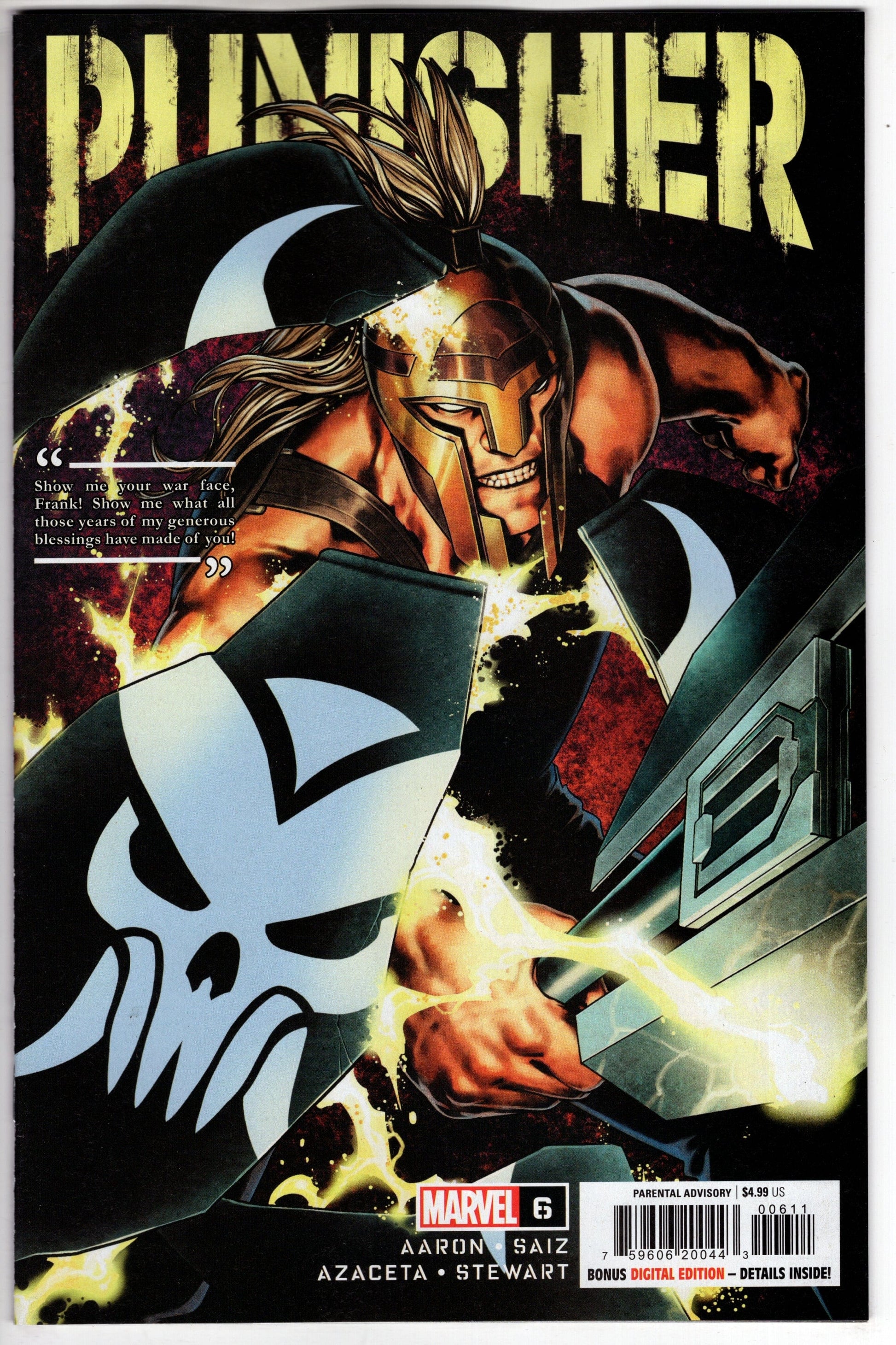 MARVEL PRH COMIC BOOK PUNISHER #6