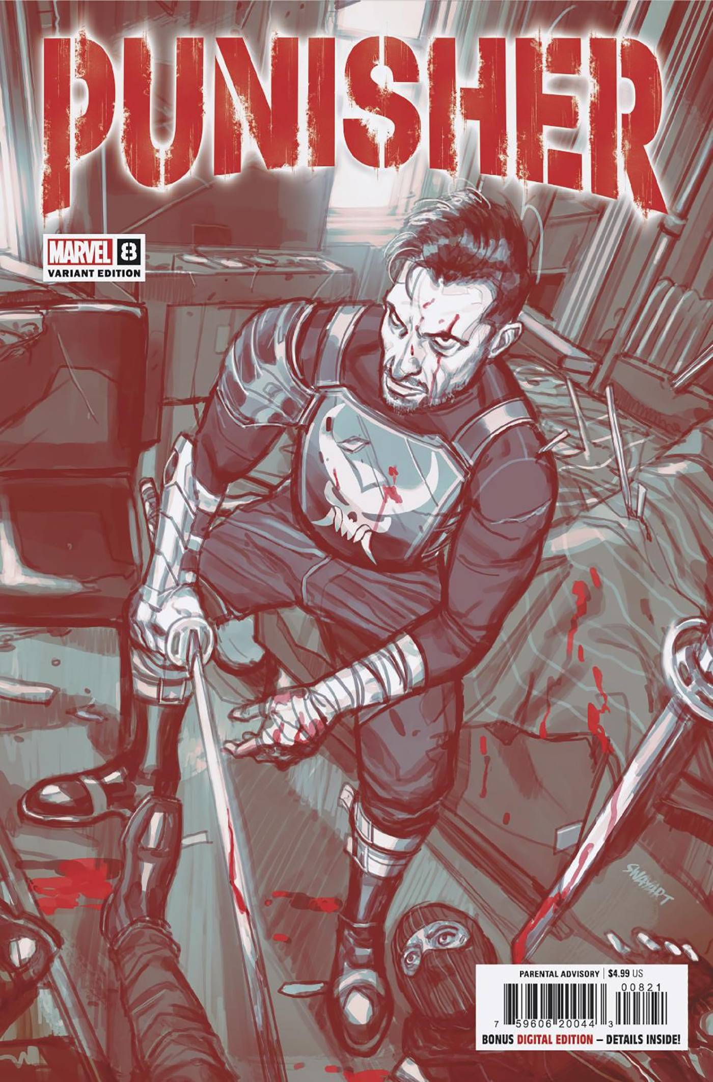 MARVEL PRH COMIC BOOK PUNISHER #8 SWAY VARIANT