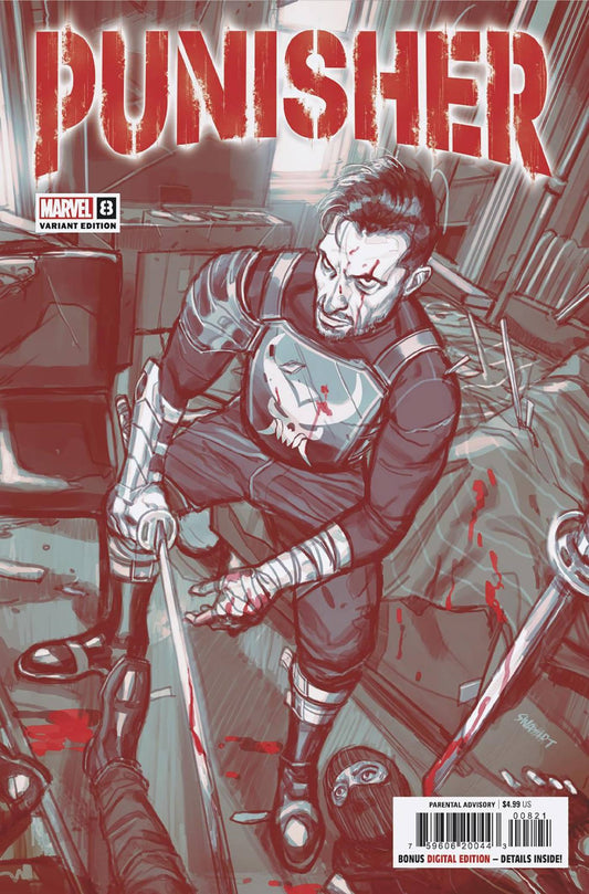 MARVEL PRH COMIC BOOK PUNISHER #8 SWAY VARIANT