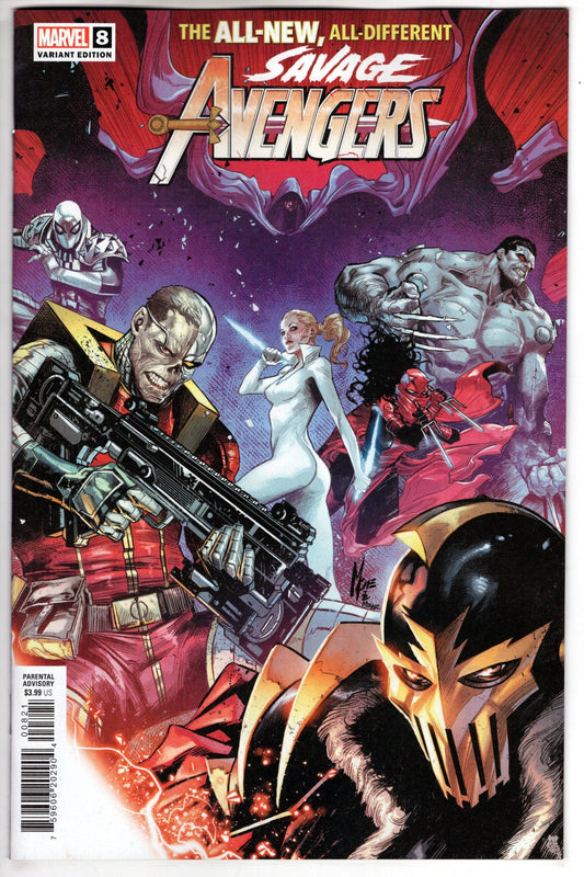 MARVEL PRH COMIC BOOK SAVAGE AVENGERS #8 CHECCHETTO VARIANT